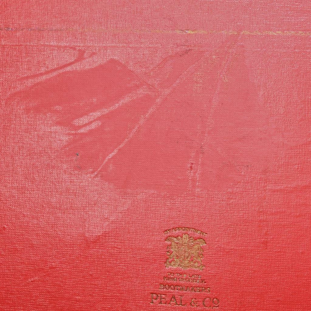 Peal and Company London Bridle Leather Suitcase Vintage