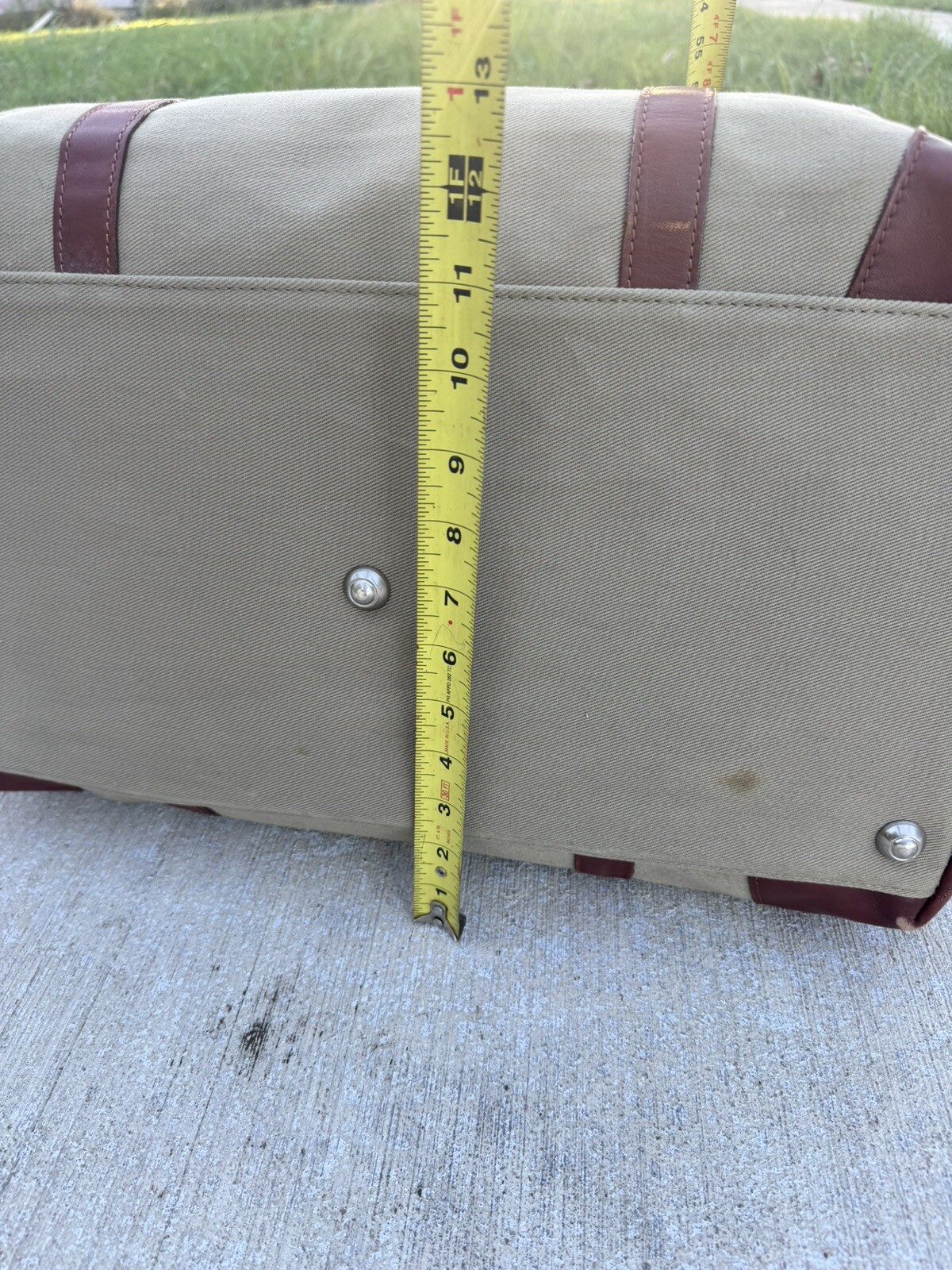 Vintage Cutter Buck Executive 3 Piece Briefcase & Weekender Duffel Bag Canvas