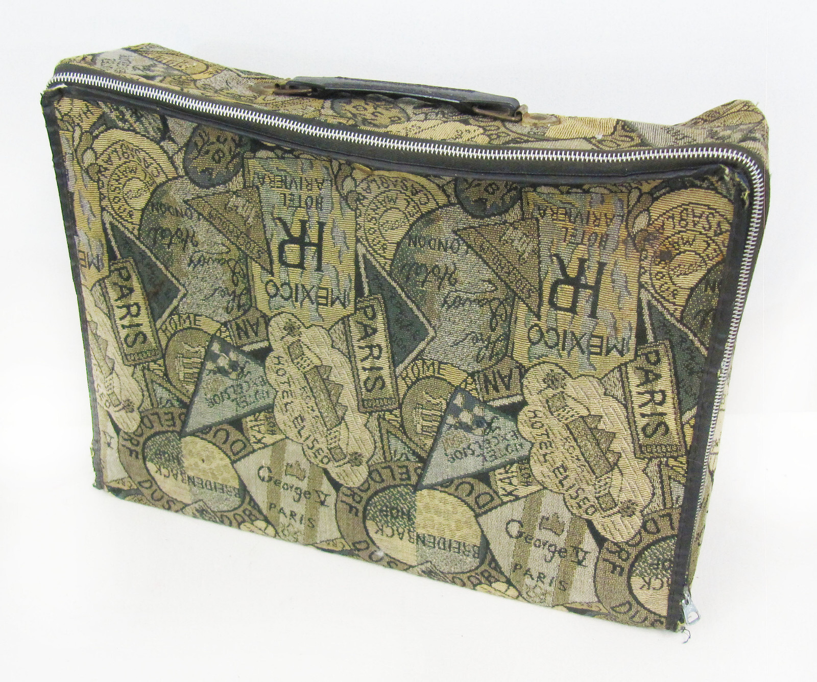 Vintage Swift Tapestry Bohemian Travel Suitcase