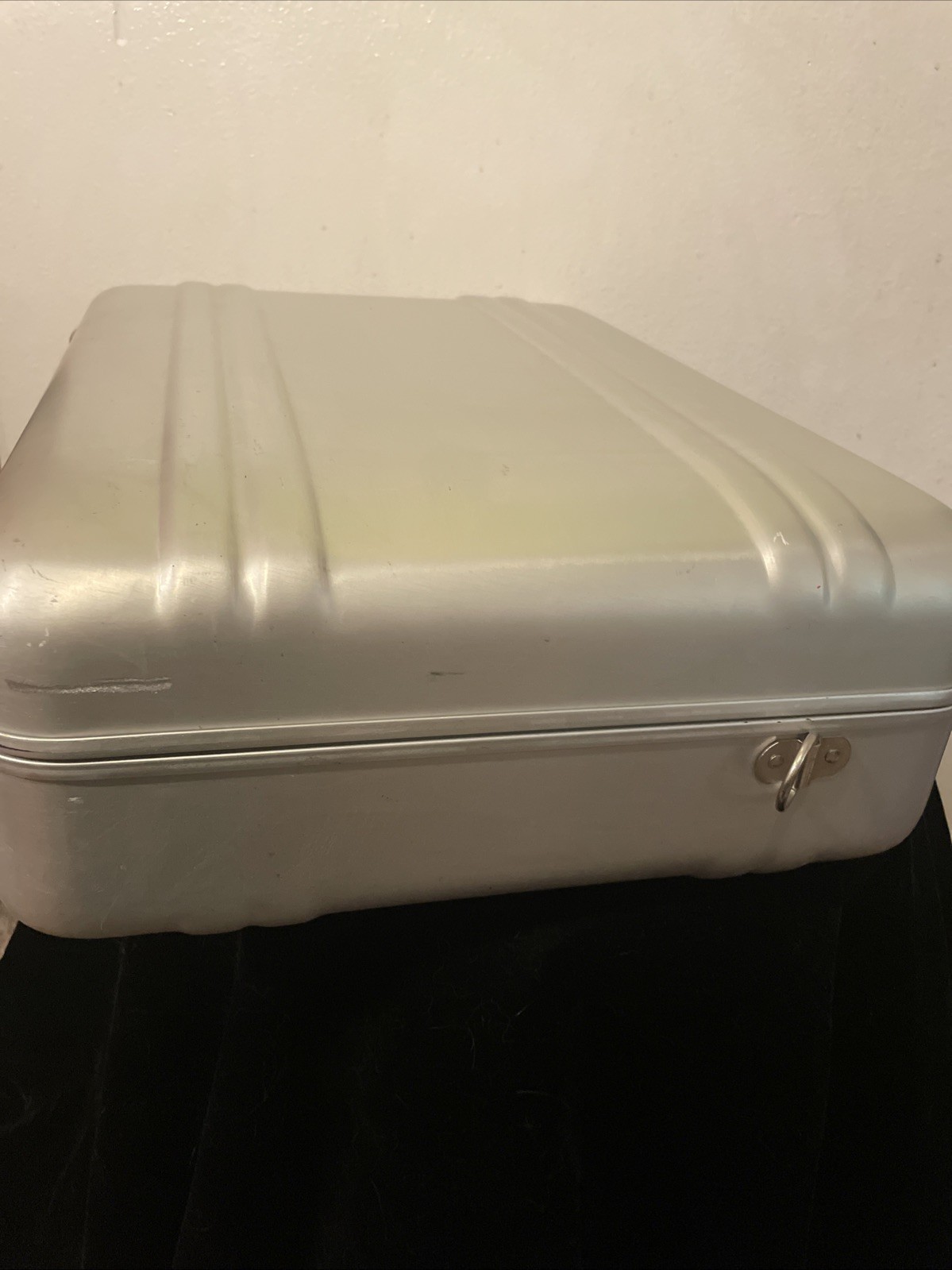 Vintage Zero Halliburton Aluminum Case With A Center Combo Lock