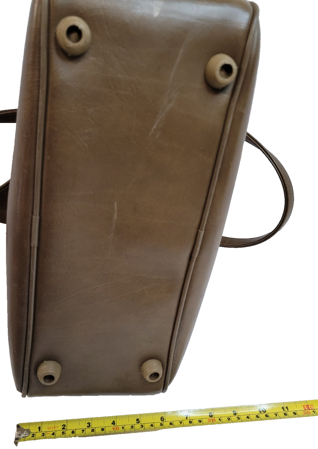 Vintage Brown Leather “Escort” Brand Flight Bag. Carry On Hand Bag.