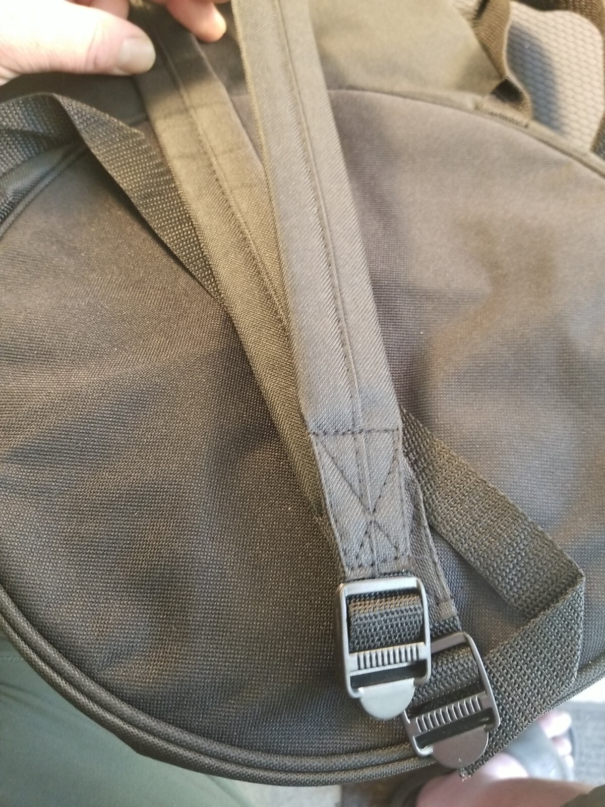 Enbroidered Antigua Bucket Backpack Tourist Bag with Straps Drawstring Closure