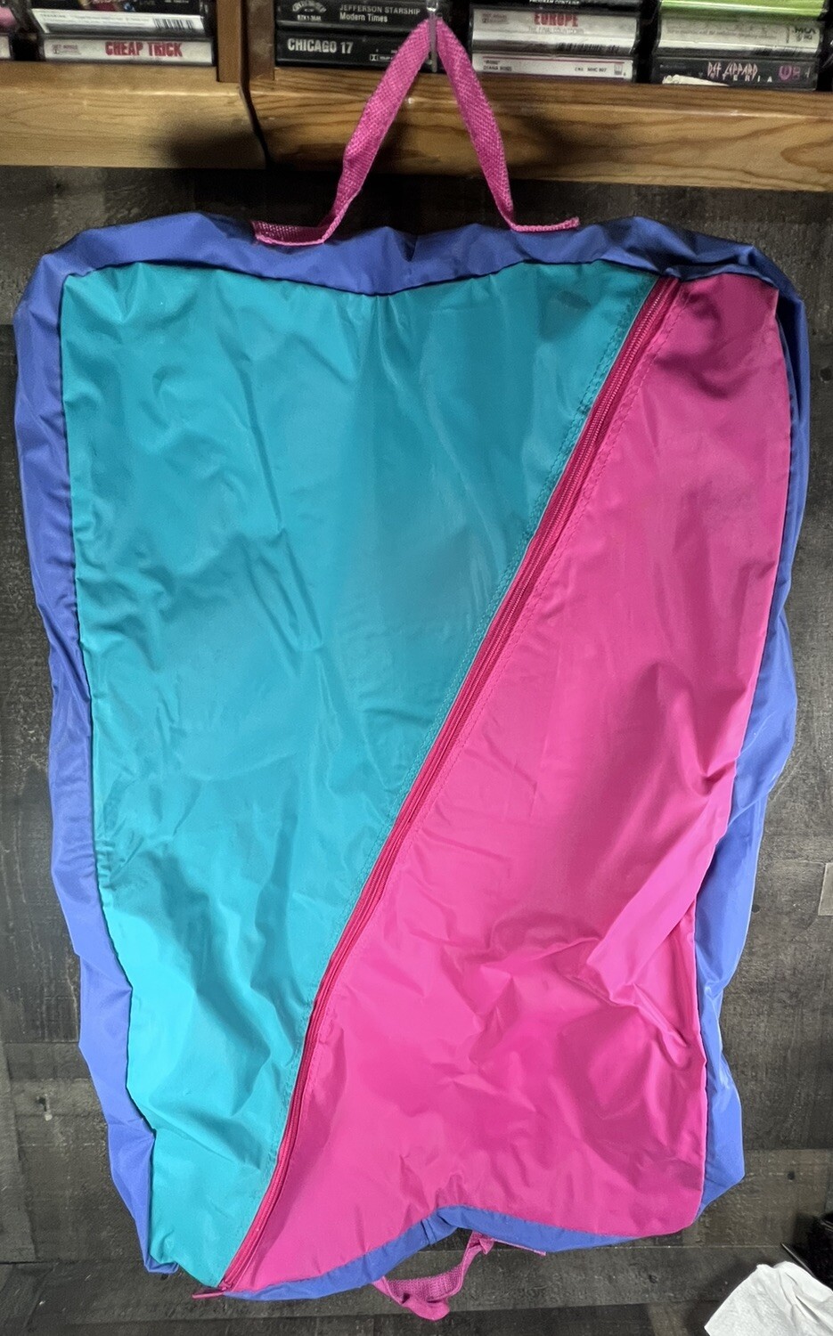 1980’s Pastel Pink Garment Coat Suit Bag As Seen On STRANGER THINGS