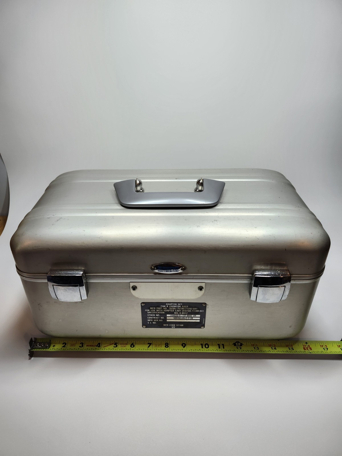Vintage Halliburton Beauty Camera Train Case Aluminum