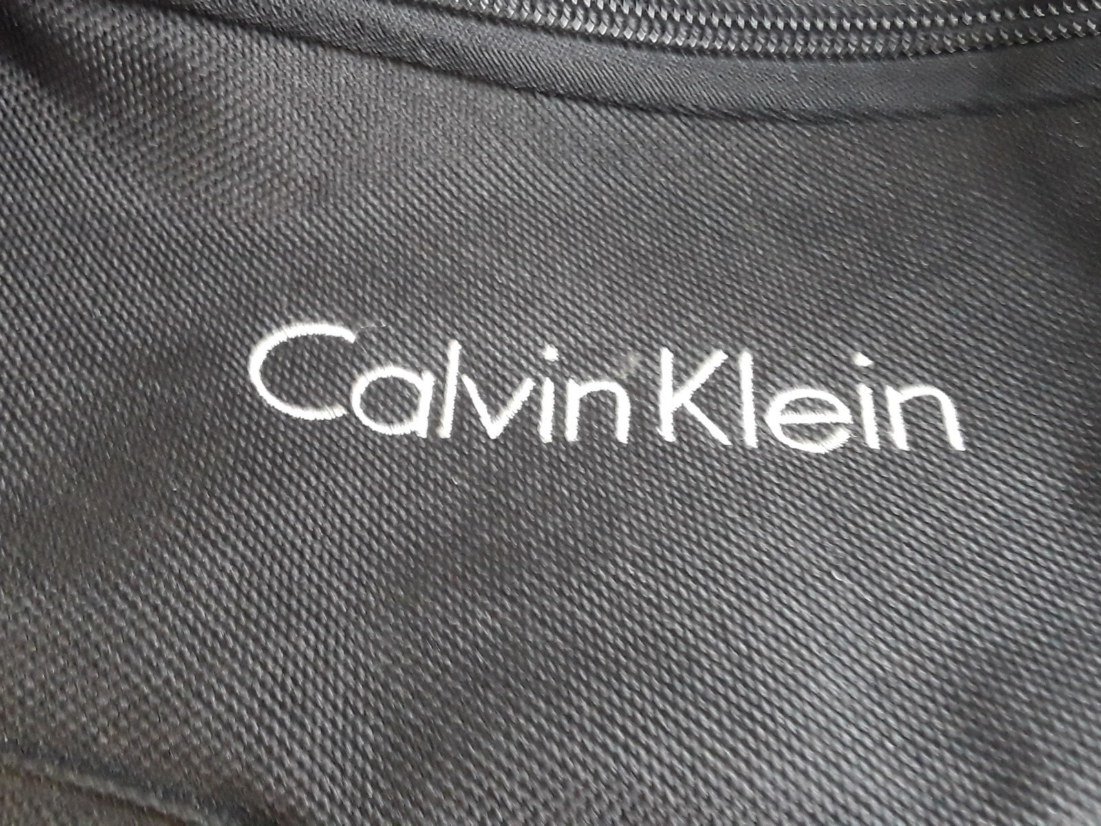Vintage Calvin Klein Black Travel Weekend Carry on Duffle Bag Cosmetics Fragranc