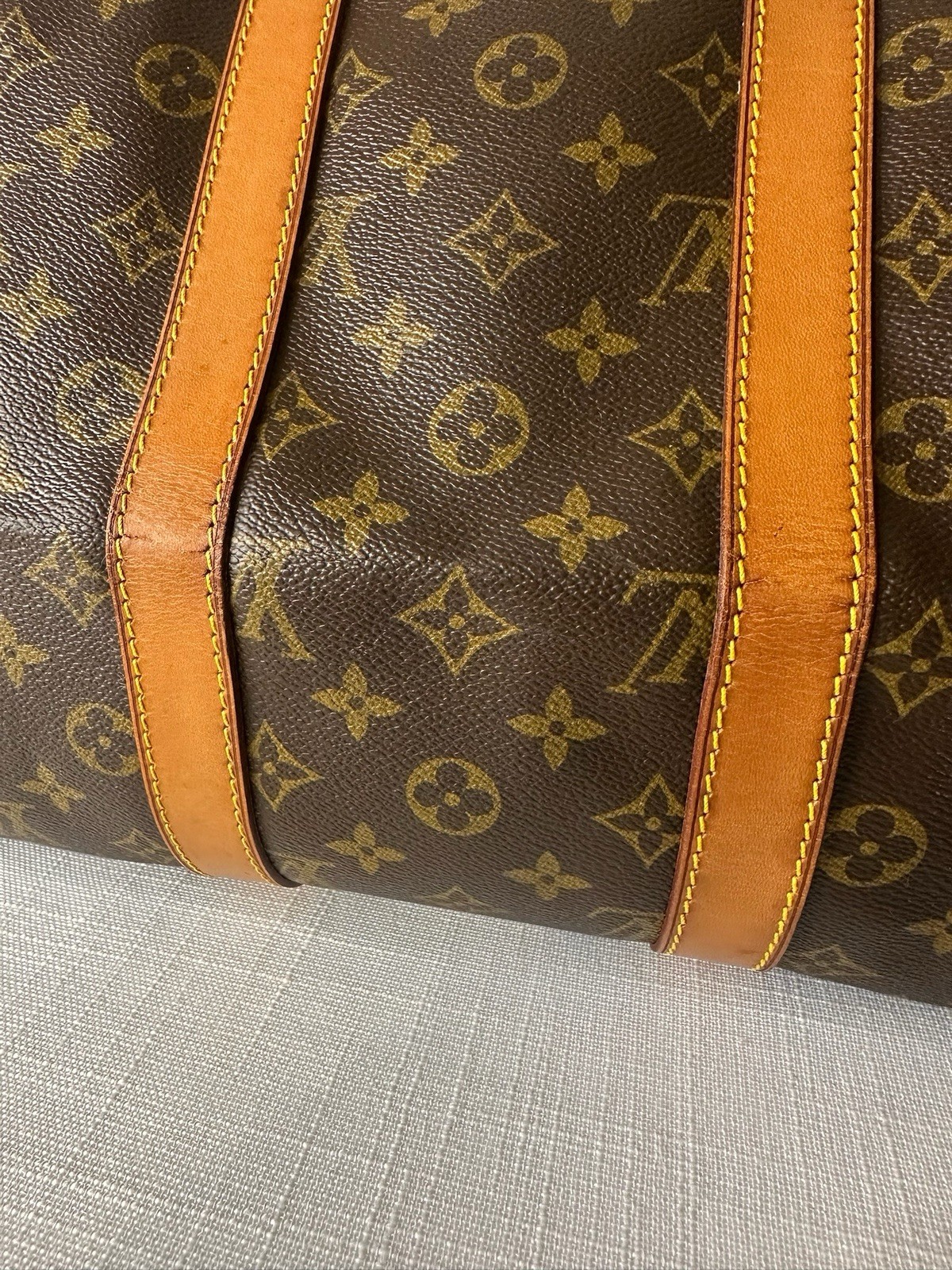 Louis Vuitton Keepall 45 Monogram Duffle Bag Vintage 1991 Travel Weekender