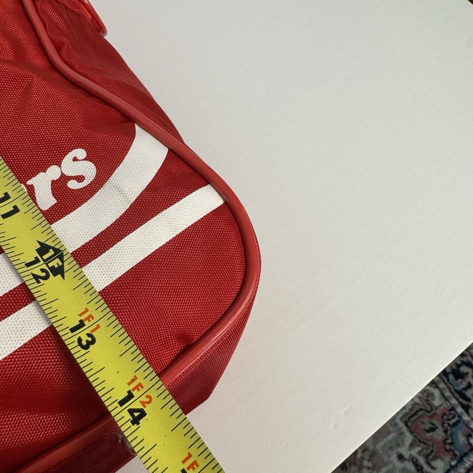 Vintage AUSTRALIAN PACIFIC TOURS Travel Bag Red w/ Shoulder Strap