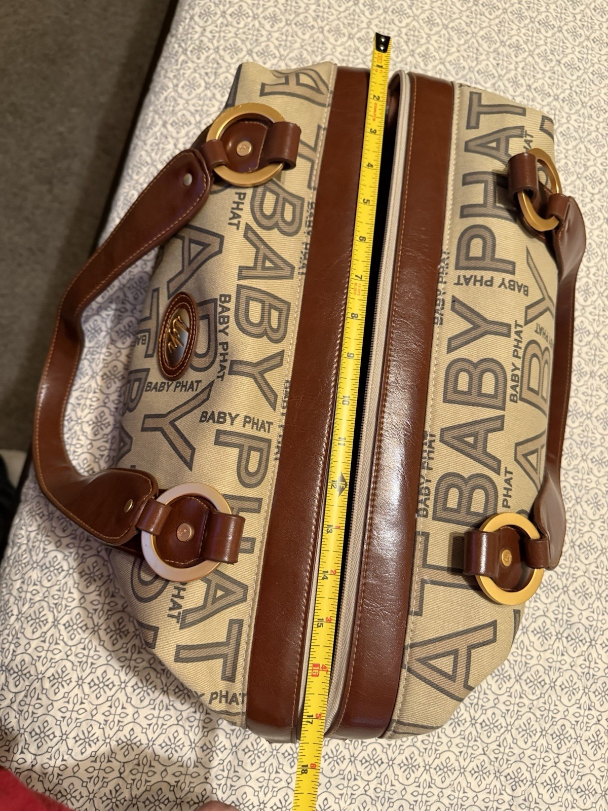 Vintage Baby Phat Duffel/travel Bag Early 2000s