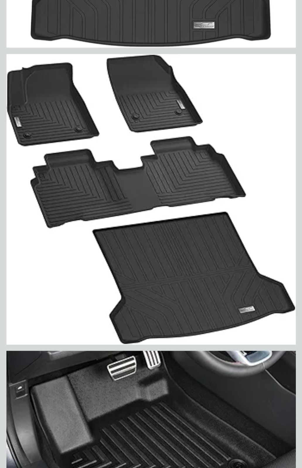 Floor Mats & Cargo Liner for 2023 2024 2025 Lyriq , 1st 2nd Row with T…