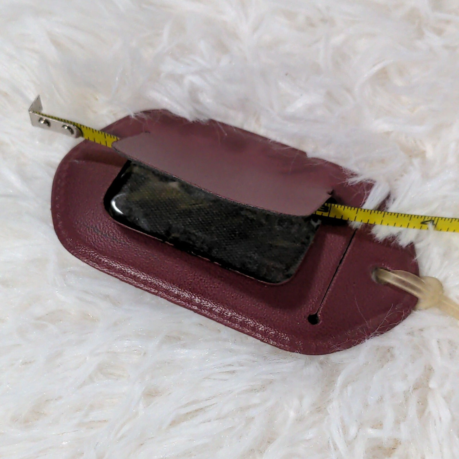 Vintage Pierre Cardin Luggage Tag Red 3.75″