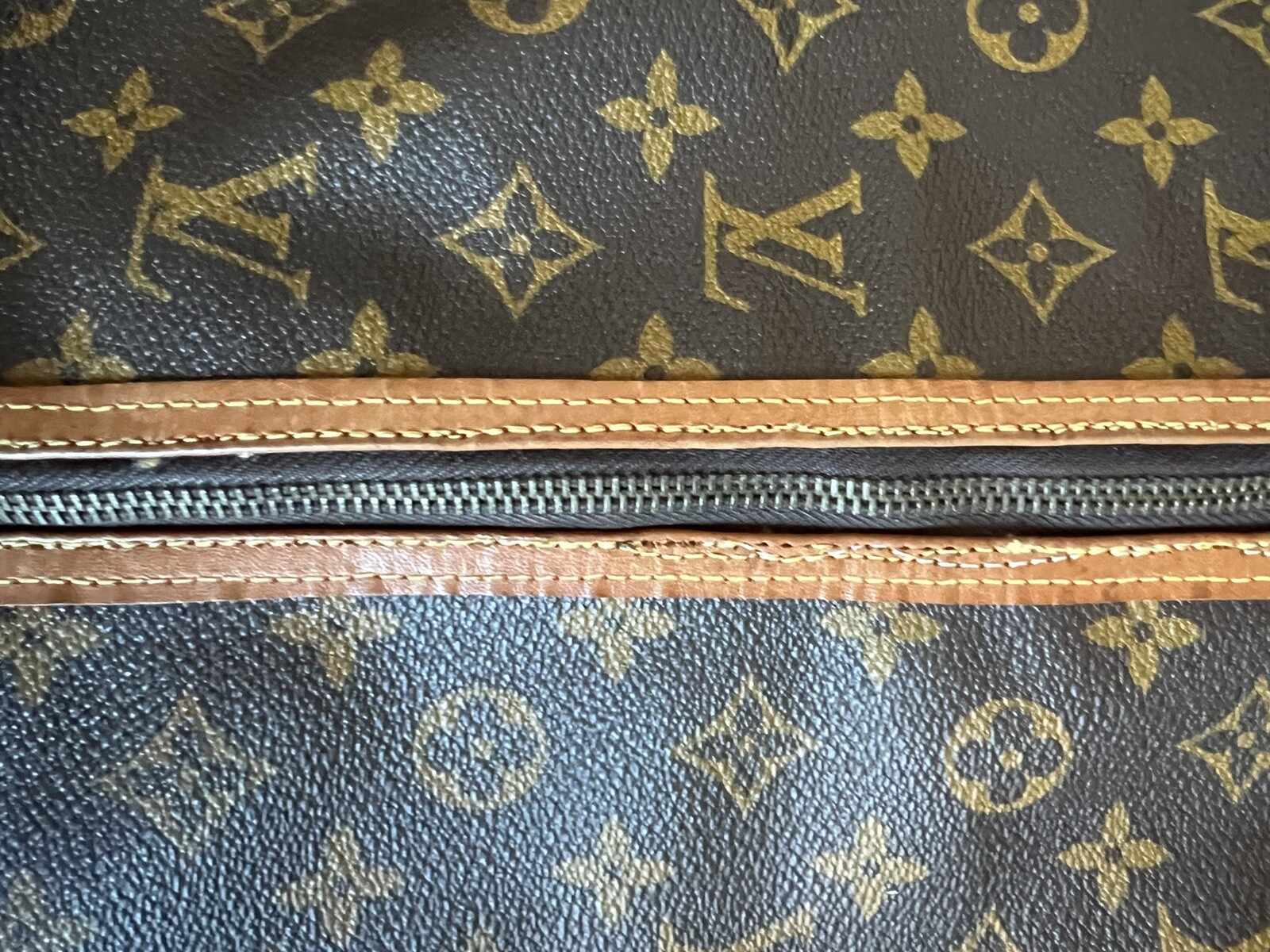Louis Vuitton Vintage Large Folding Garment Bag Monogram Canvas Suitcase Luggage