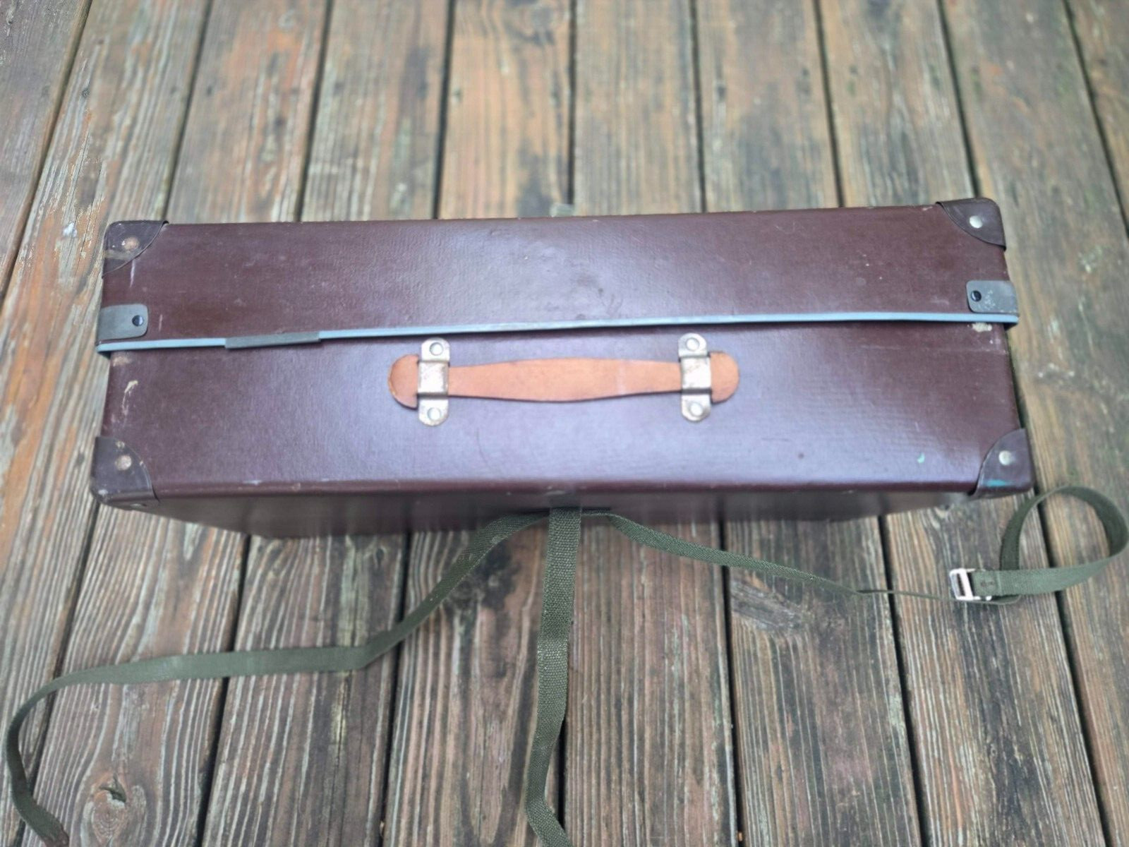 Genuine Airway Vintage Hard Vulcanized Trunk