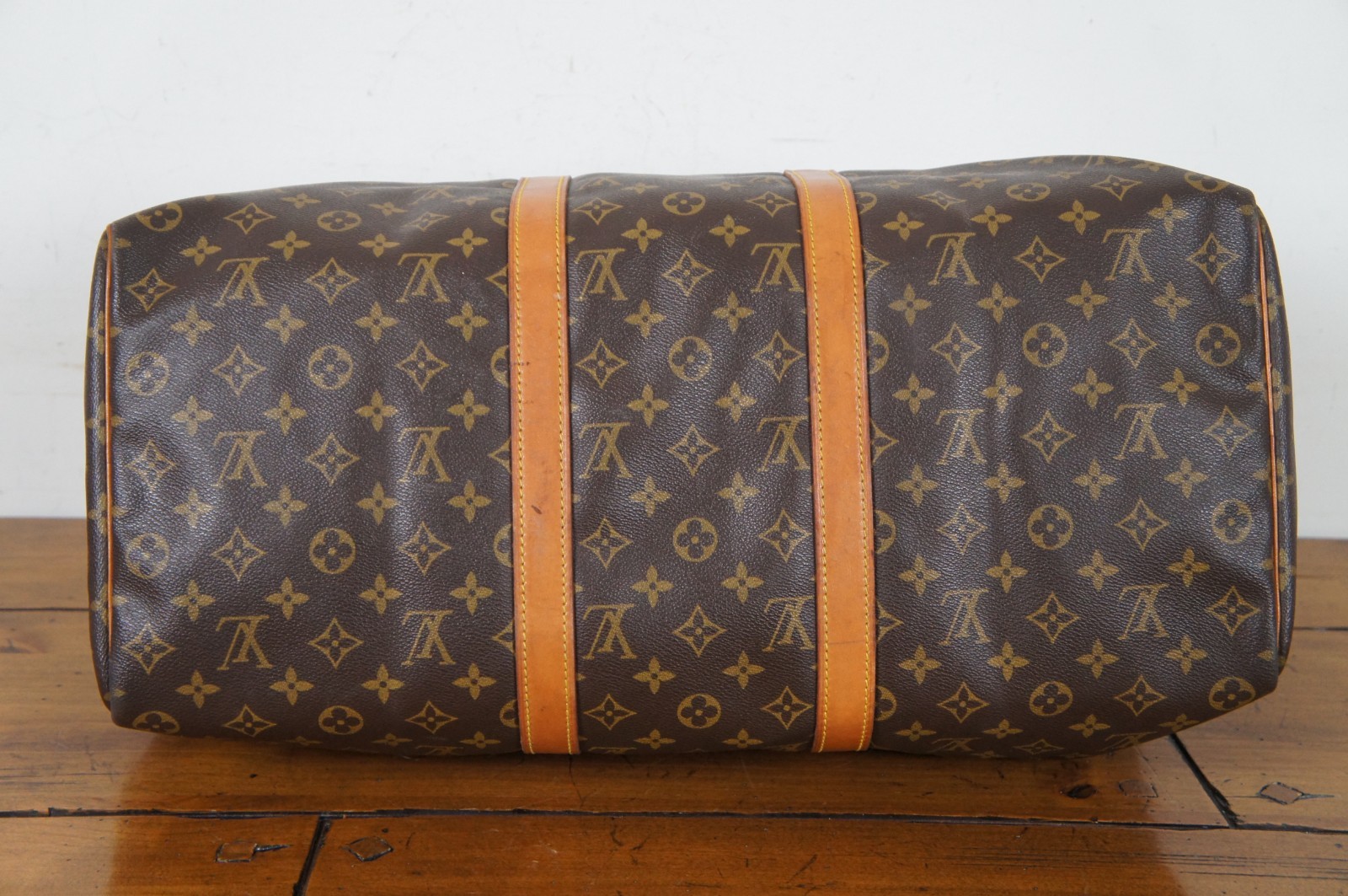 Vtg Louis Vuitton Keepall Bandouliere 50 Malletier LV Monogram Boston Bag 21″