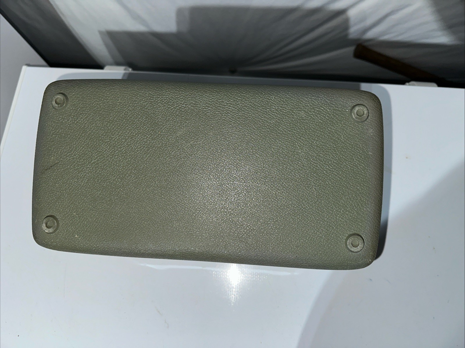 Samsonite Saturn Avocado Green Hard Shell Train Travel Makeup Case Tray No Key