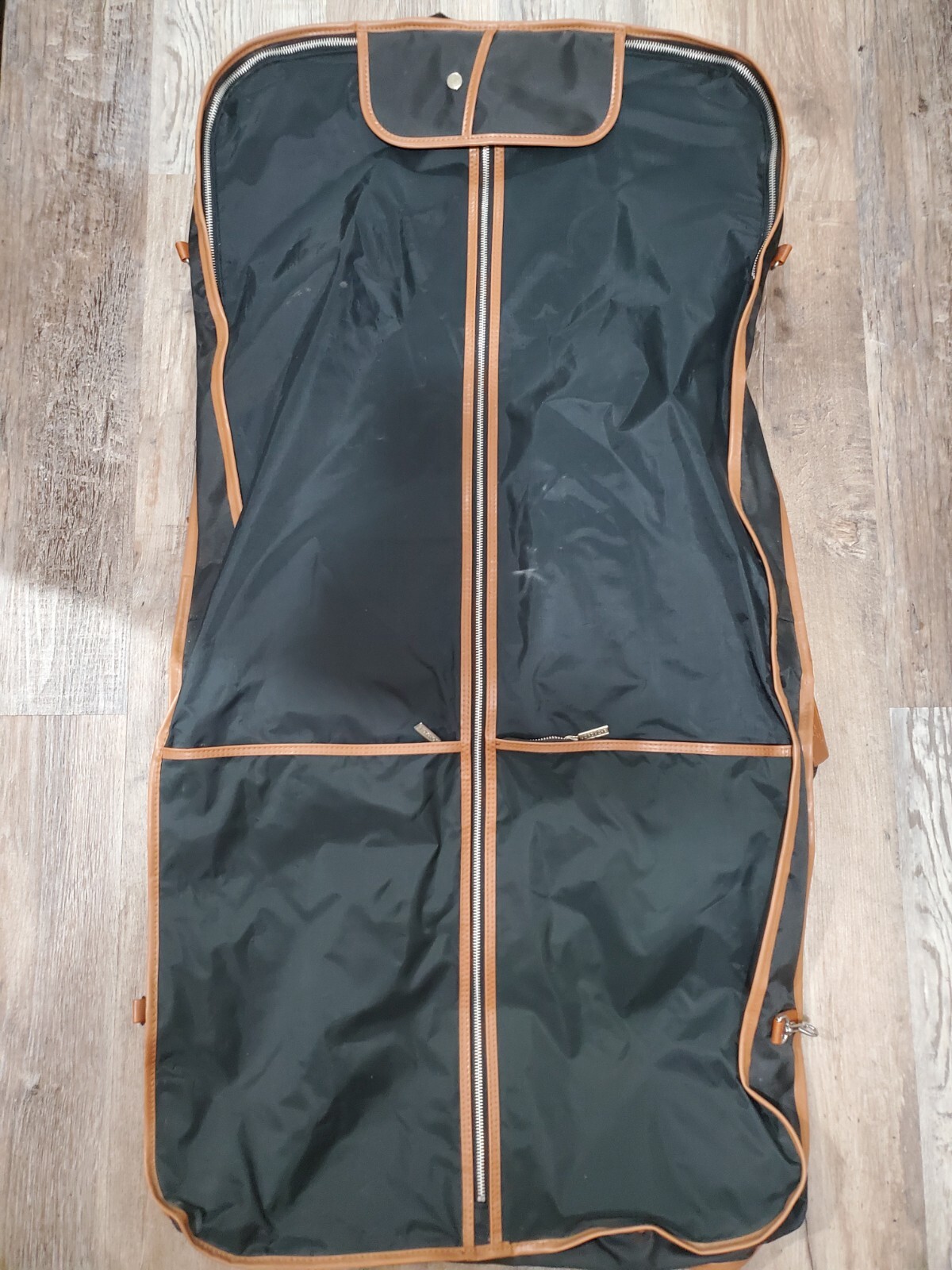 JORDACHE Garment Travel Suit Bag Black Brown 42”