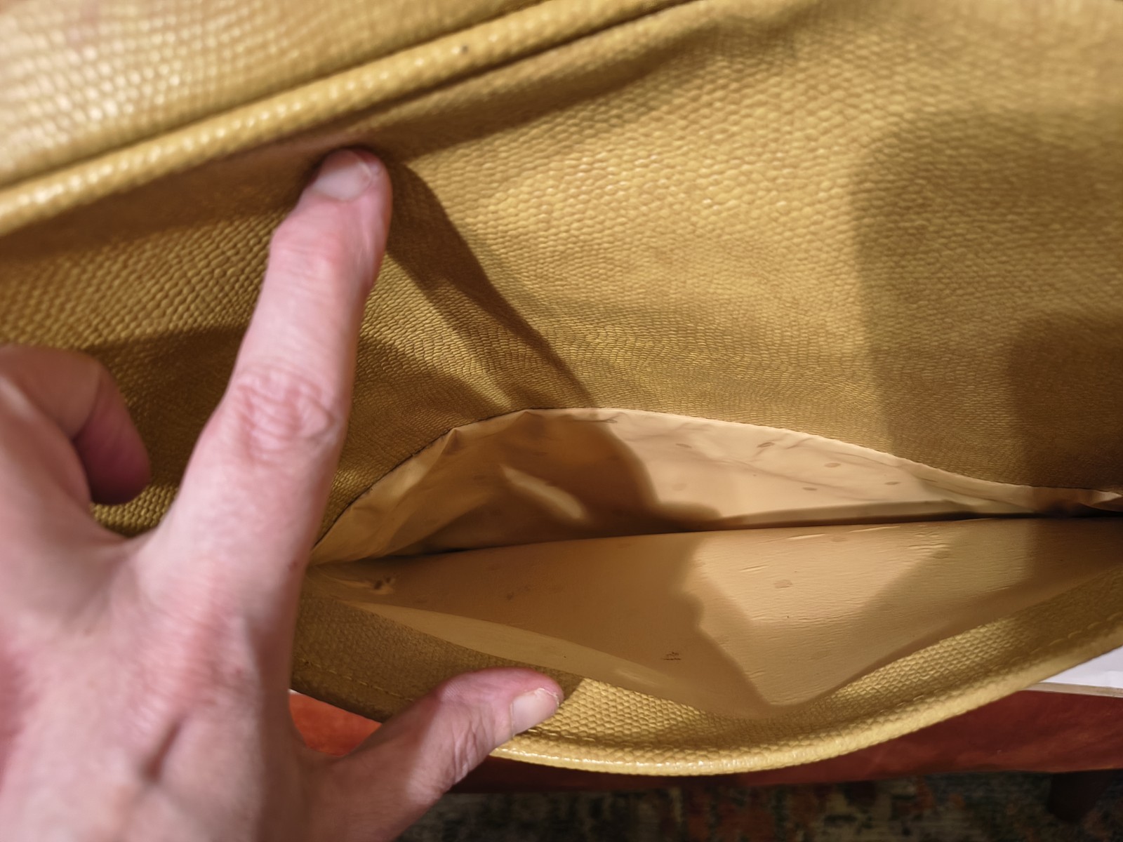 Vintage Yellow Samsonite Silhouette Carryon/Overnight Bag