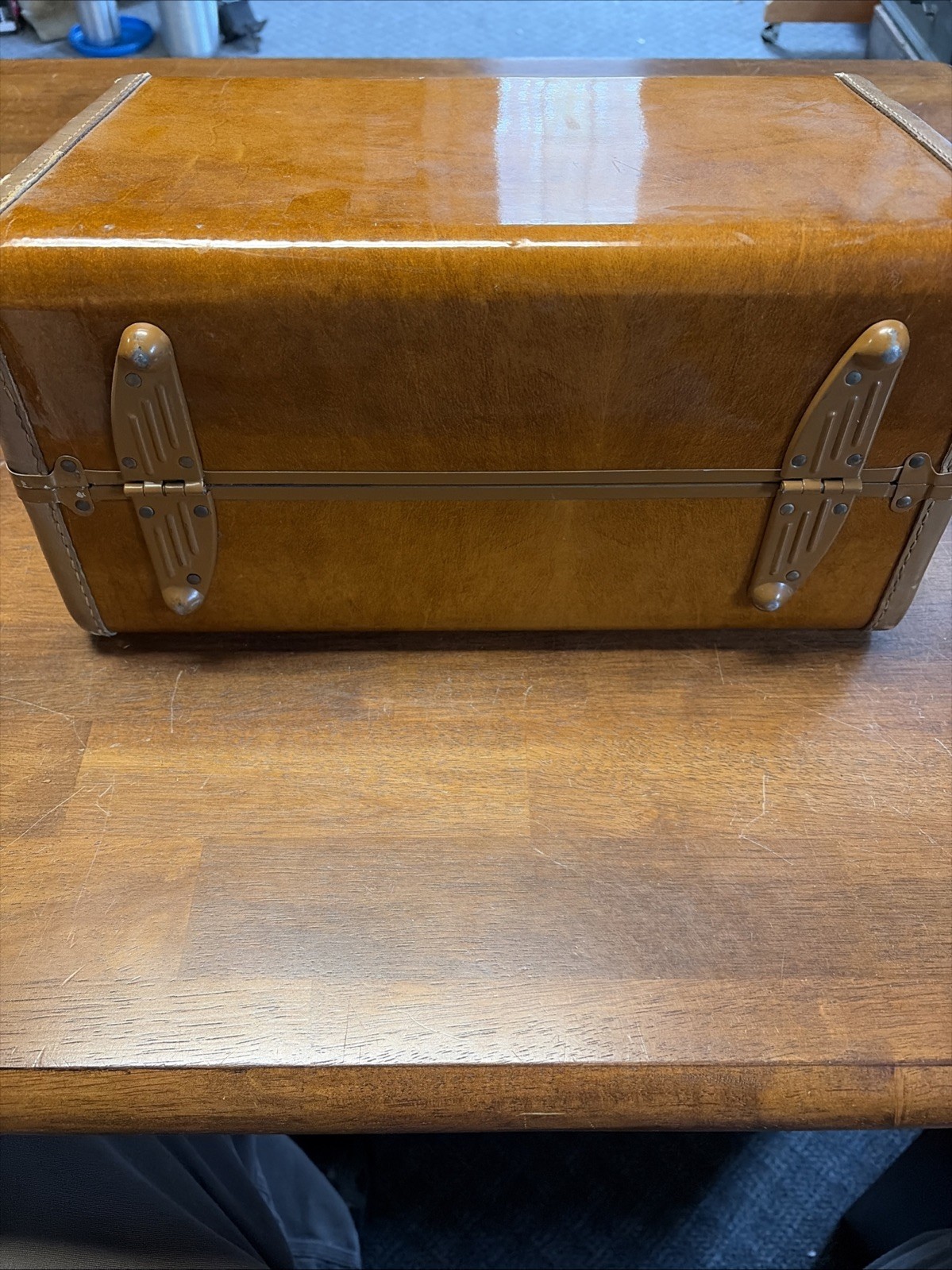 Samsonite Shwayder Bros. Brown Denver Detroit Brown Leatherette Carry On Case