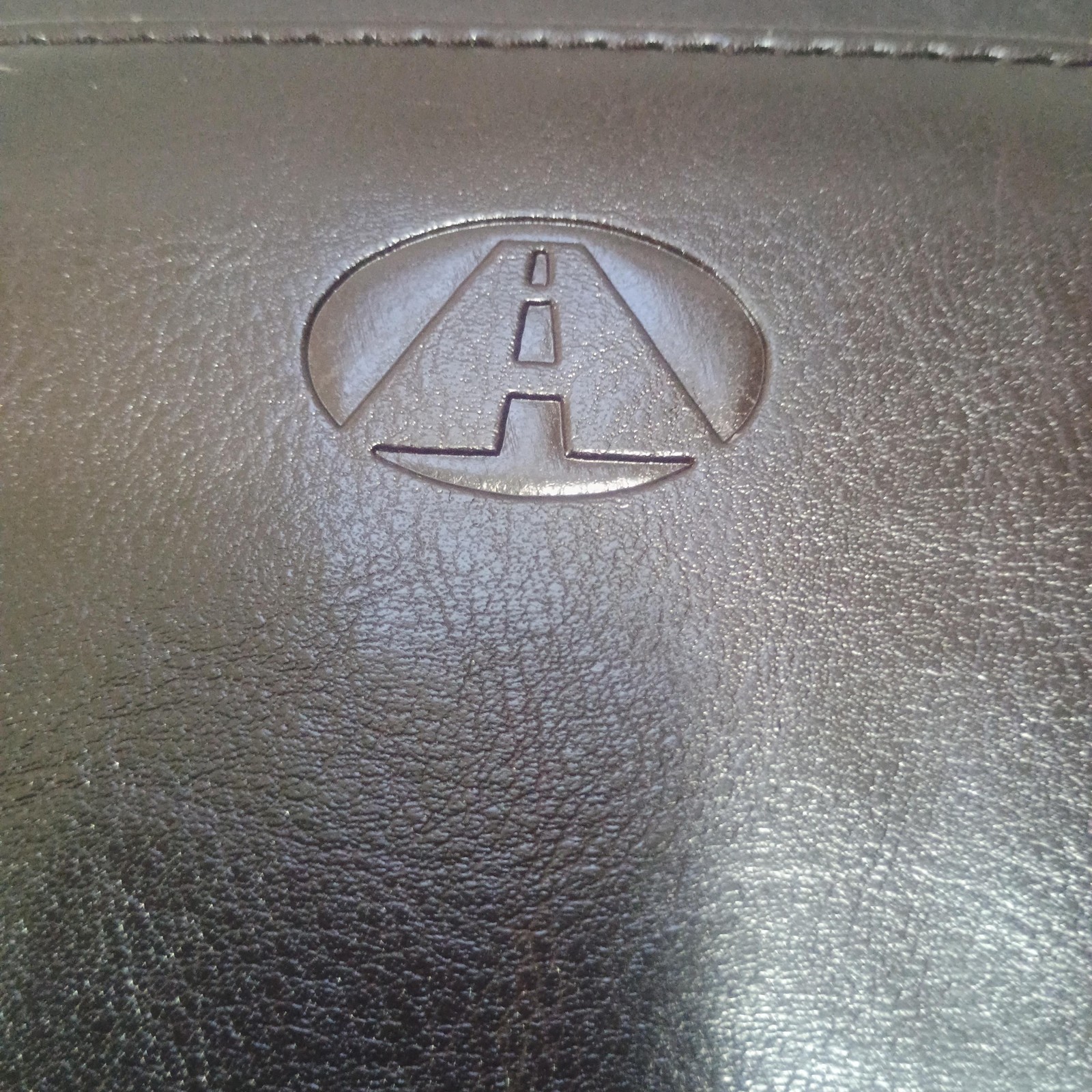 Vtg Avenues America Leather Portfolio Bag Brown Attache Case Document Binder EUC