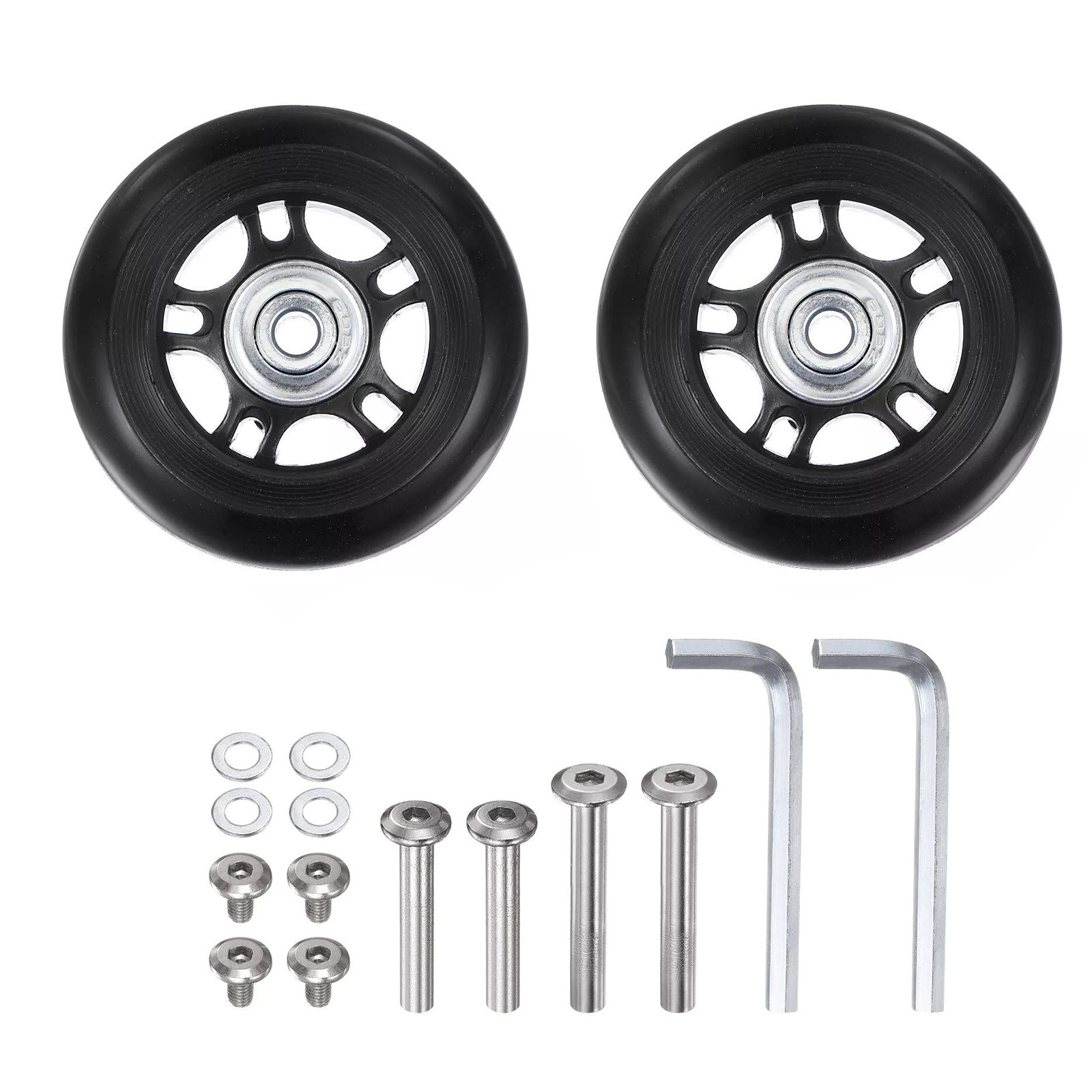 Luggage Replacement Wheels Kits Universal Repair Accessories Easy to install