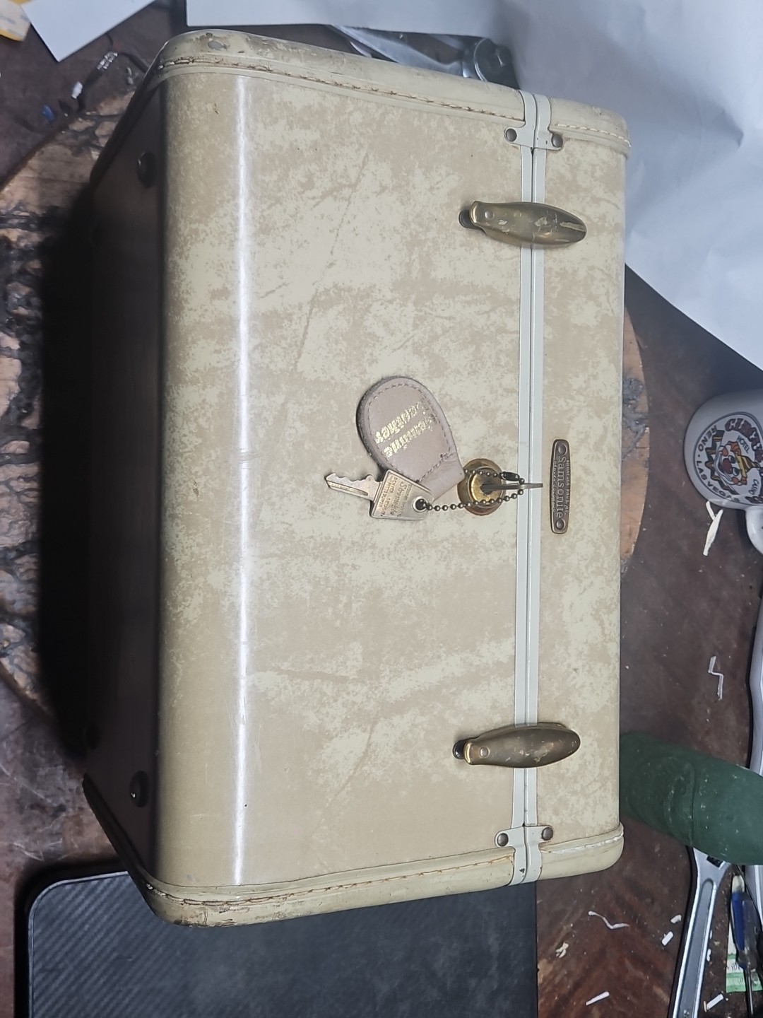 Vintage Samsonite Shwayder Bros. Streamlite Luggage Makeup Train Case Style 4512