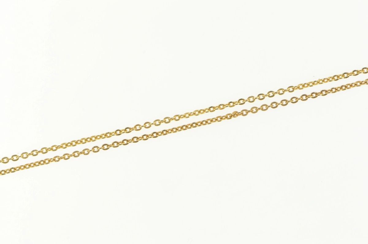 Italian 14K Yellow Gold Chain Necklace