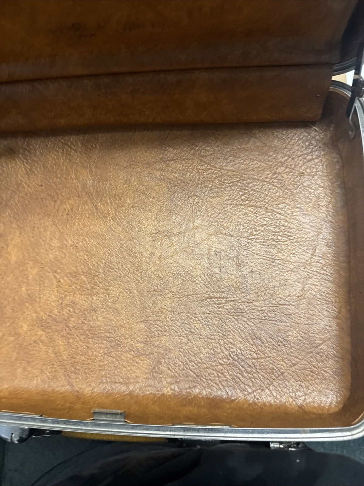 Vintage American Tourister Escort Brown Hard Shell Slim Briefcase Combo m11