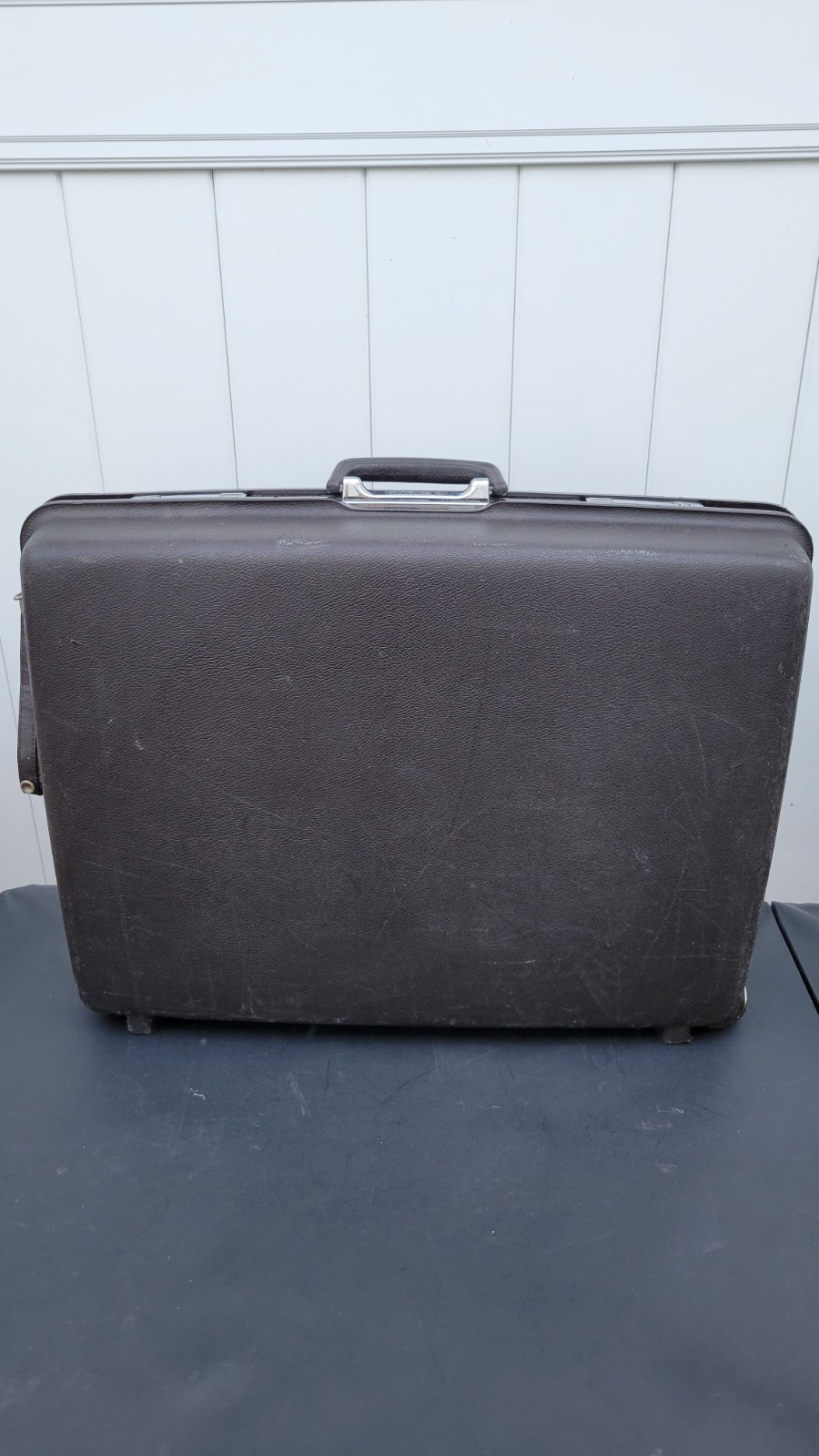 Vintage Samsonite Concord Brown Hard Shell Suitcase 24” Travel Case USA Classic