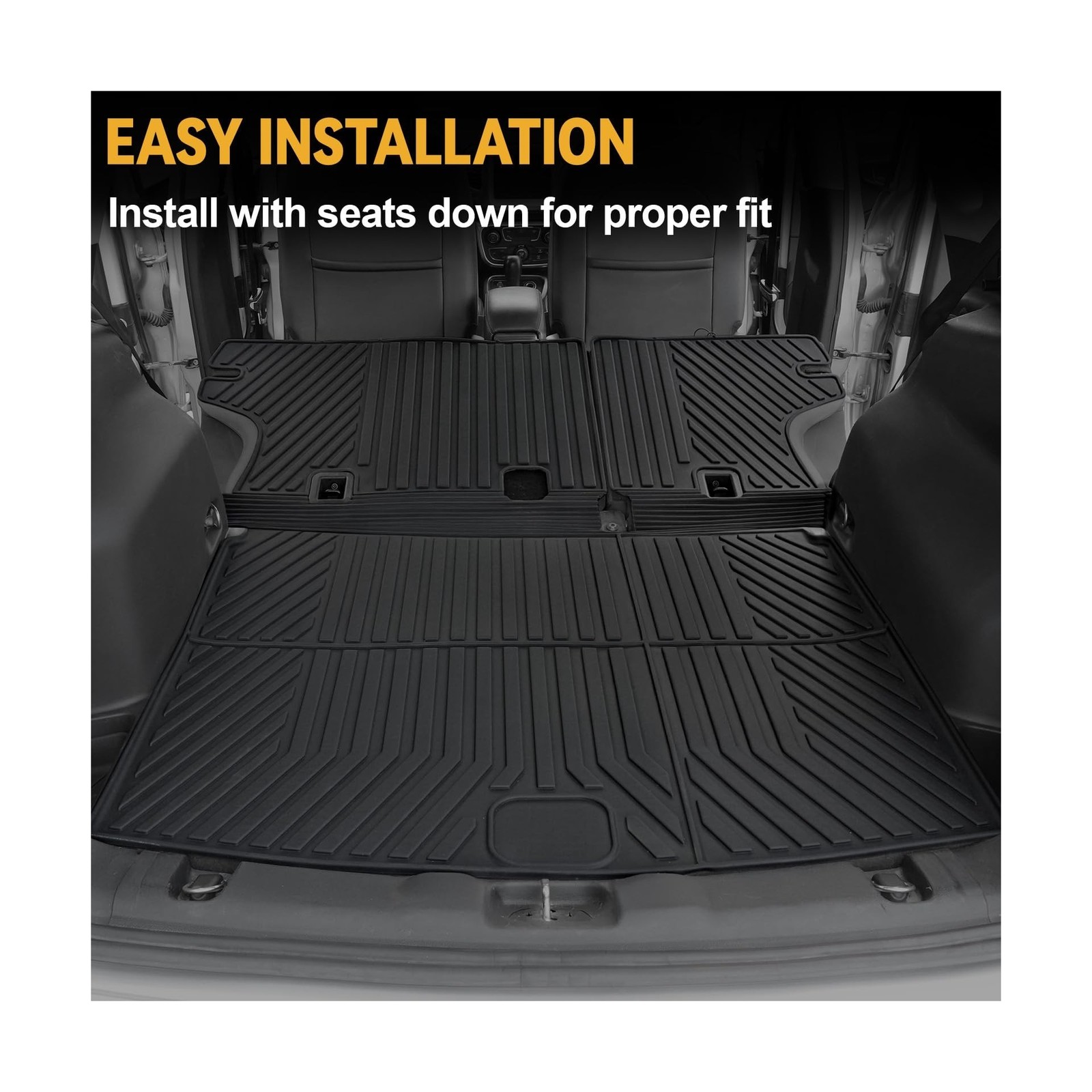 Floor Mats for Jeep Compass 2017-2025, All Weather Floor Mats Trunk Cargo Lin…