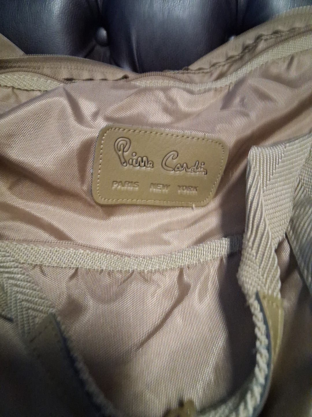 Vintage Pierre Cardin Butterscotch Carry-on Duffle Paris New York