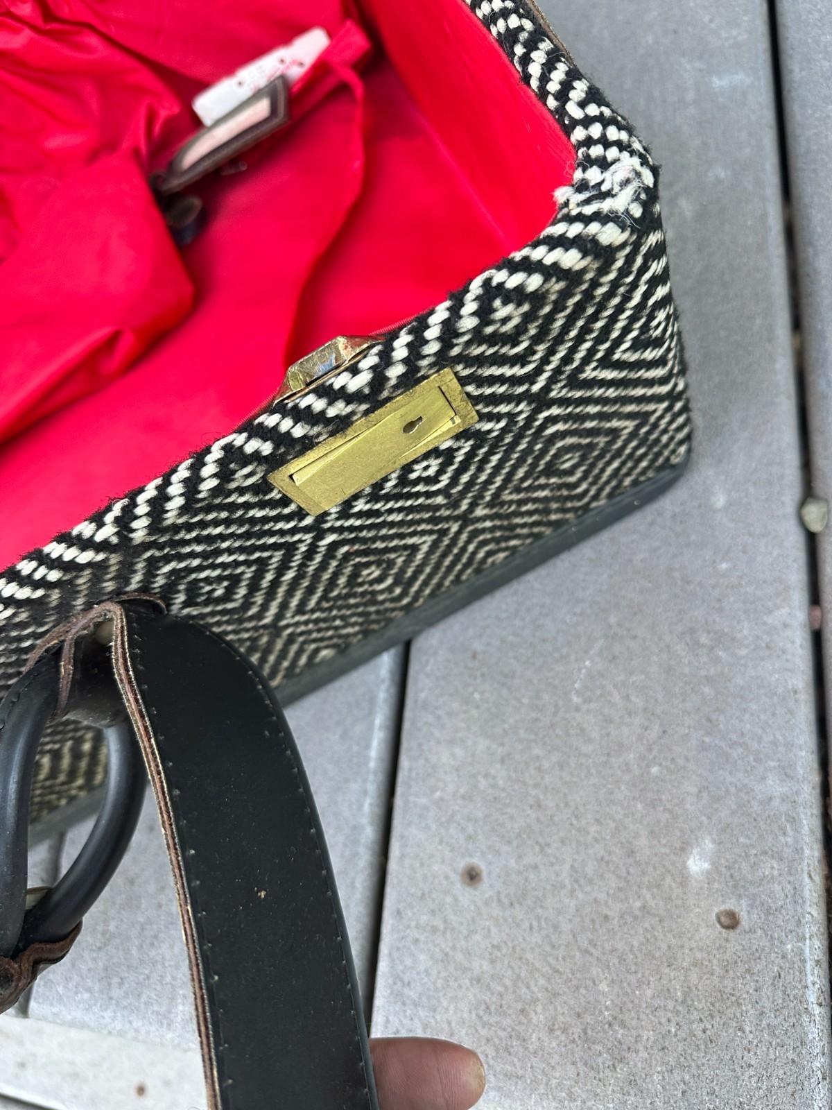 Hartmann Ultra Rare Geometric pattern Luggage Suitcase carry on