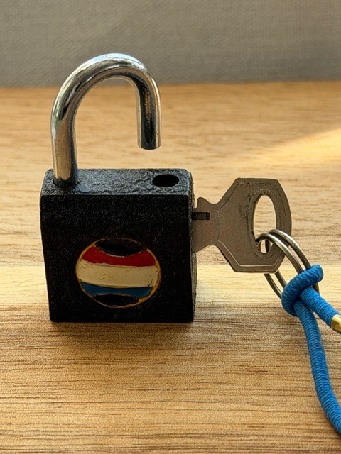 Mini Vintage Heavy Duty Padlock by American Tourister for Luggage