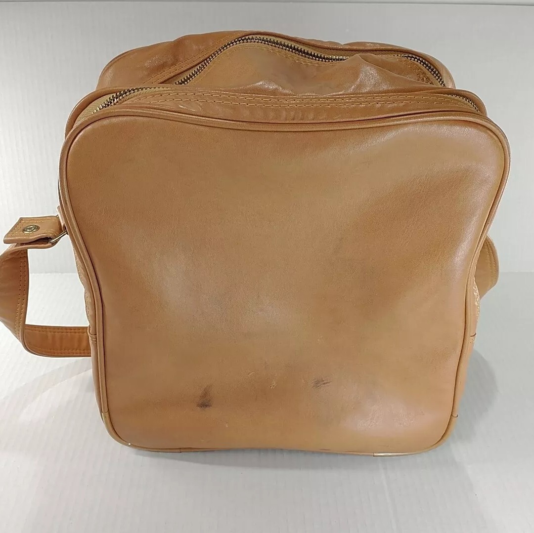 Vintage Samsonite Luggage Overnight Shoulder Bag Carry On Tan Leather
