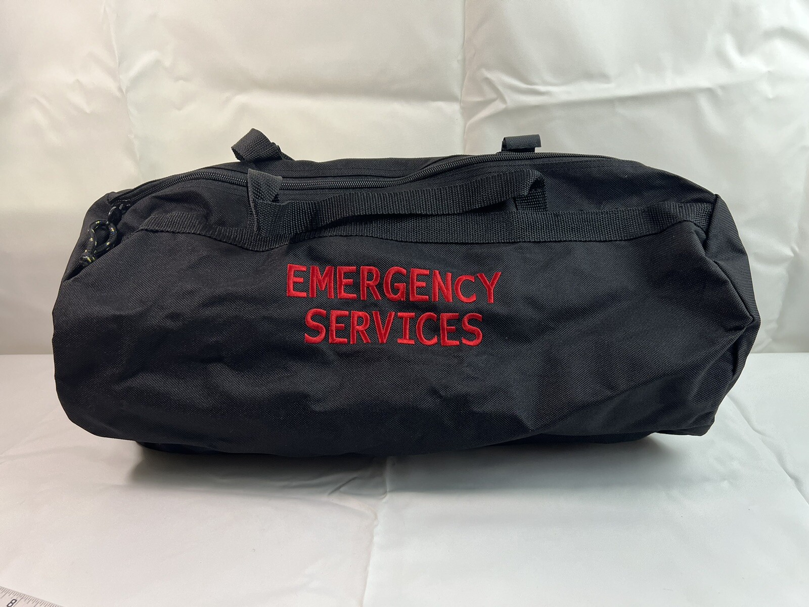 Premier Duffel Canvas Bag Embroidered Travel Bag Waterproof Black