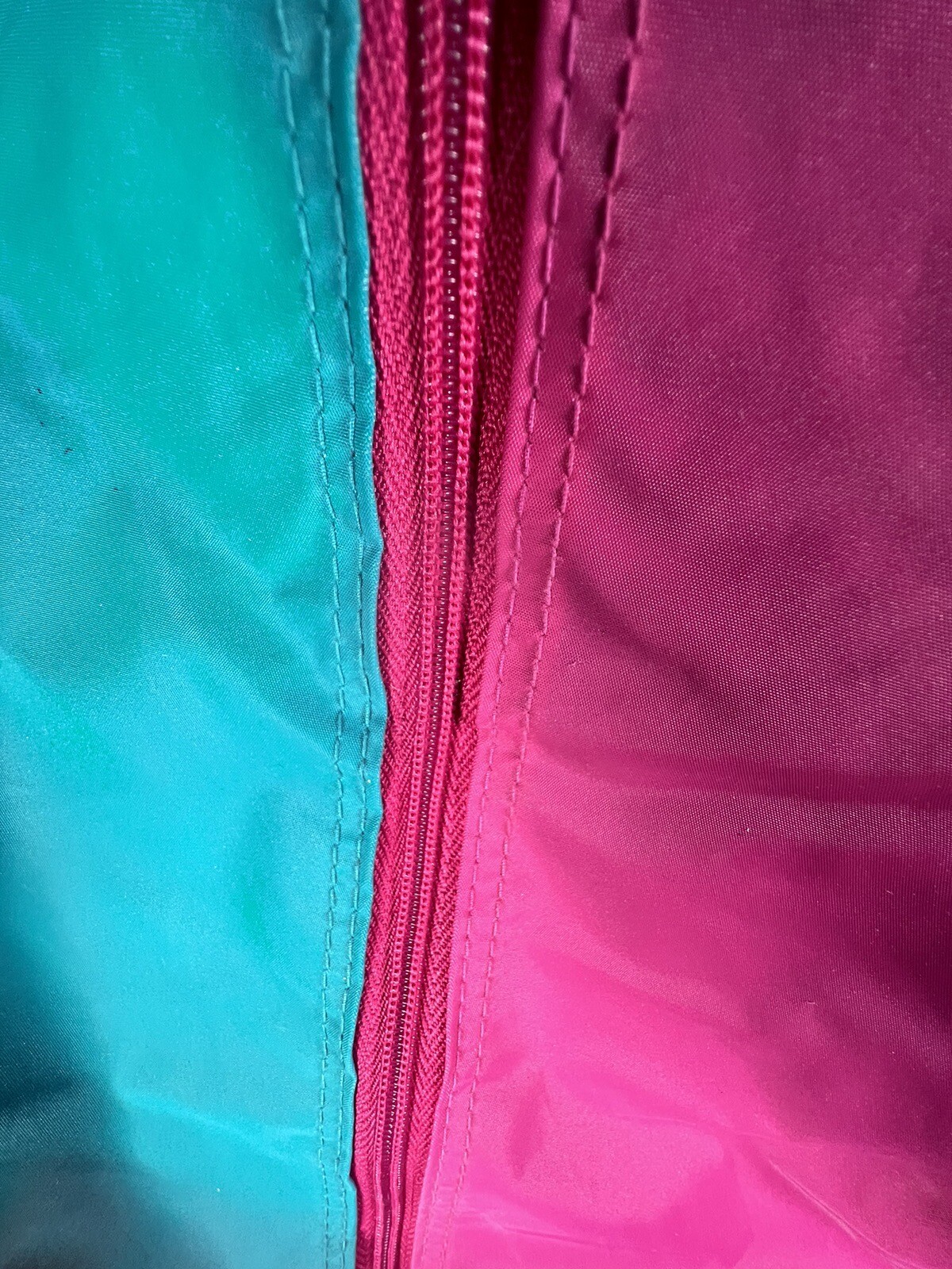 1980’s Pastel Pink Garment Coat Suit Bag As Seen On STRANGER THINGS