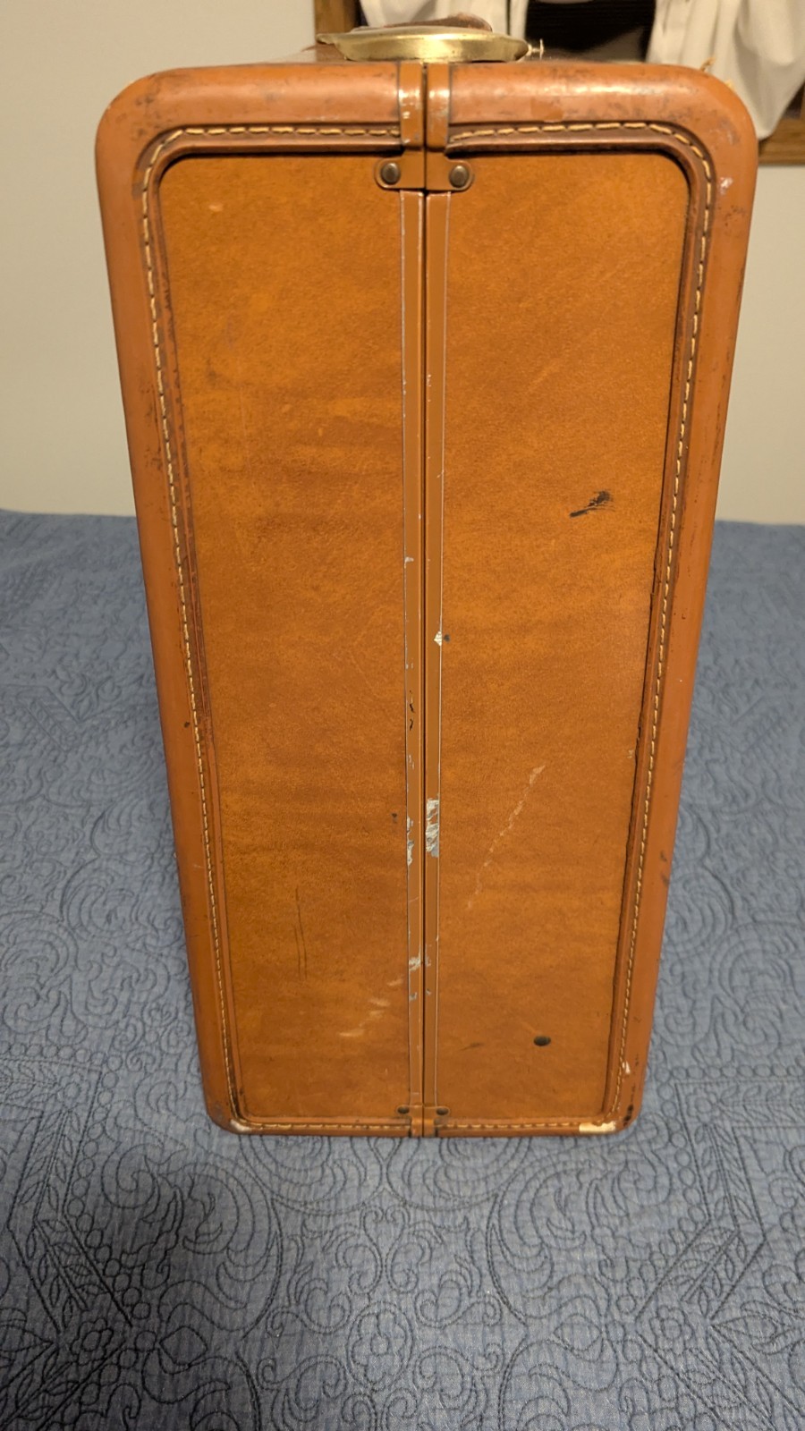 Vintage Shwayder Samsonite Luggage Large Suitcase 24″x19″x9″ Brown 50s 60s
