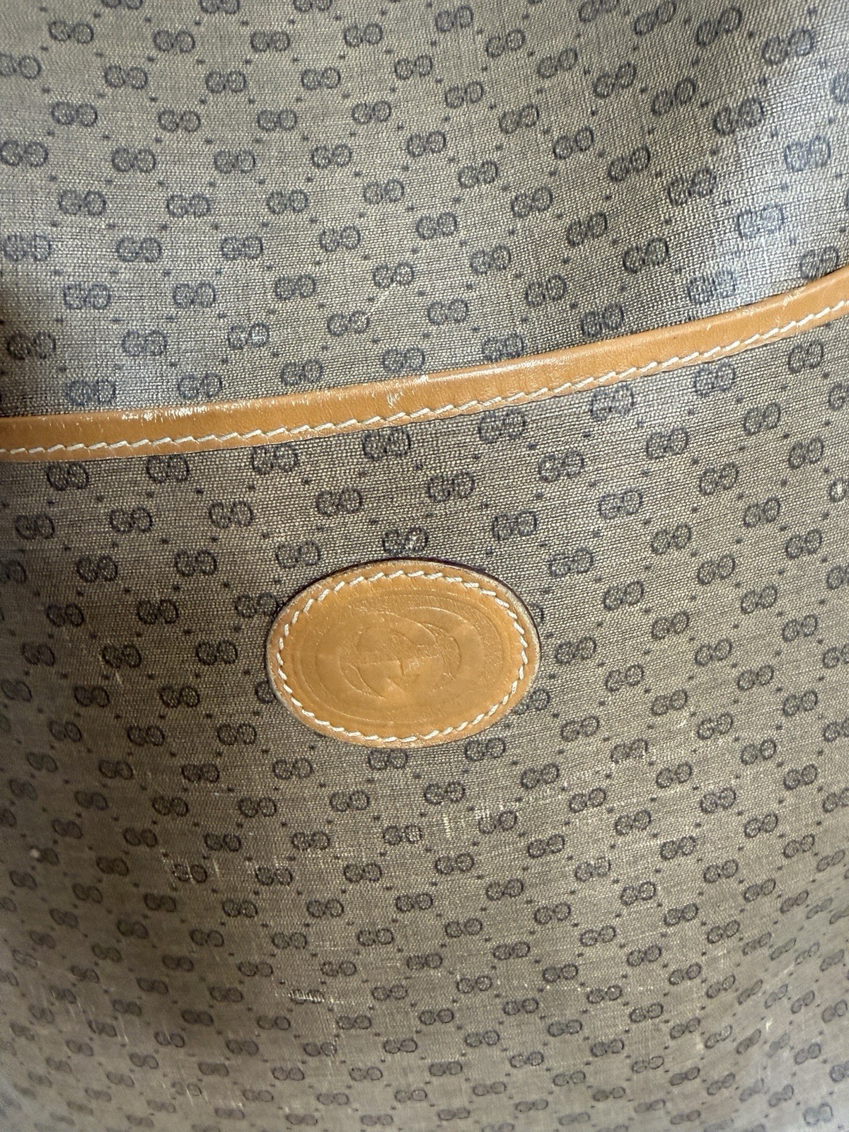 Vintage Gucci GG Monogram Soft Suitcase Canvas Luggage