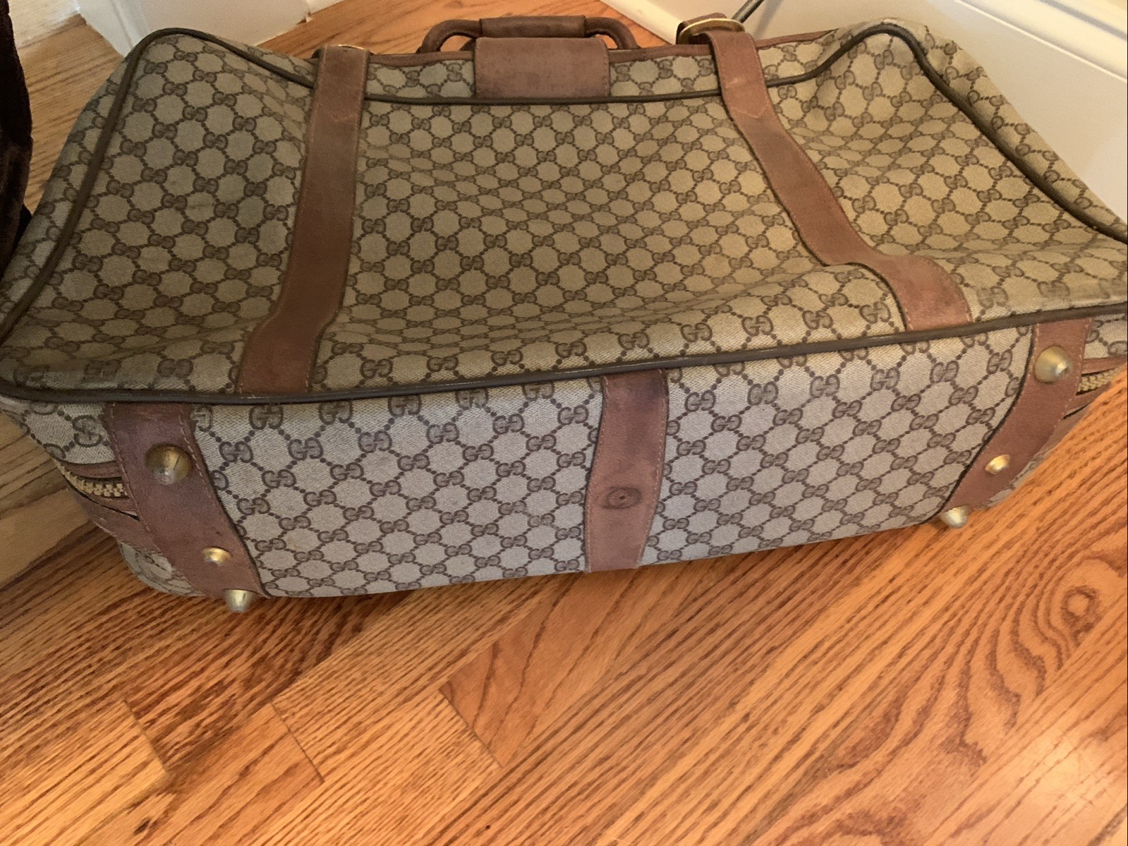 Vintage Gucci Soft Side Suitcase