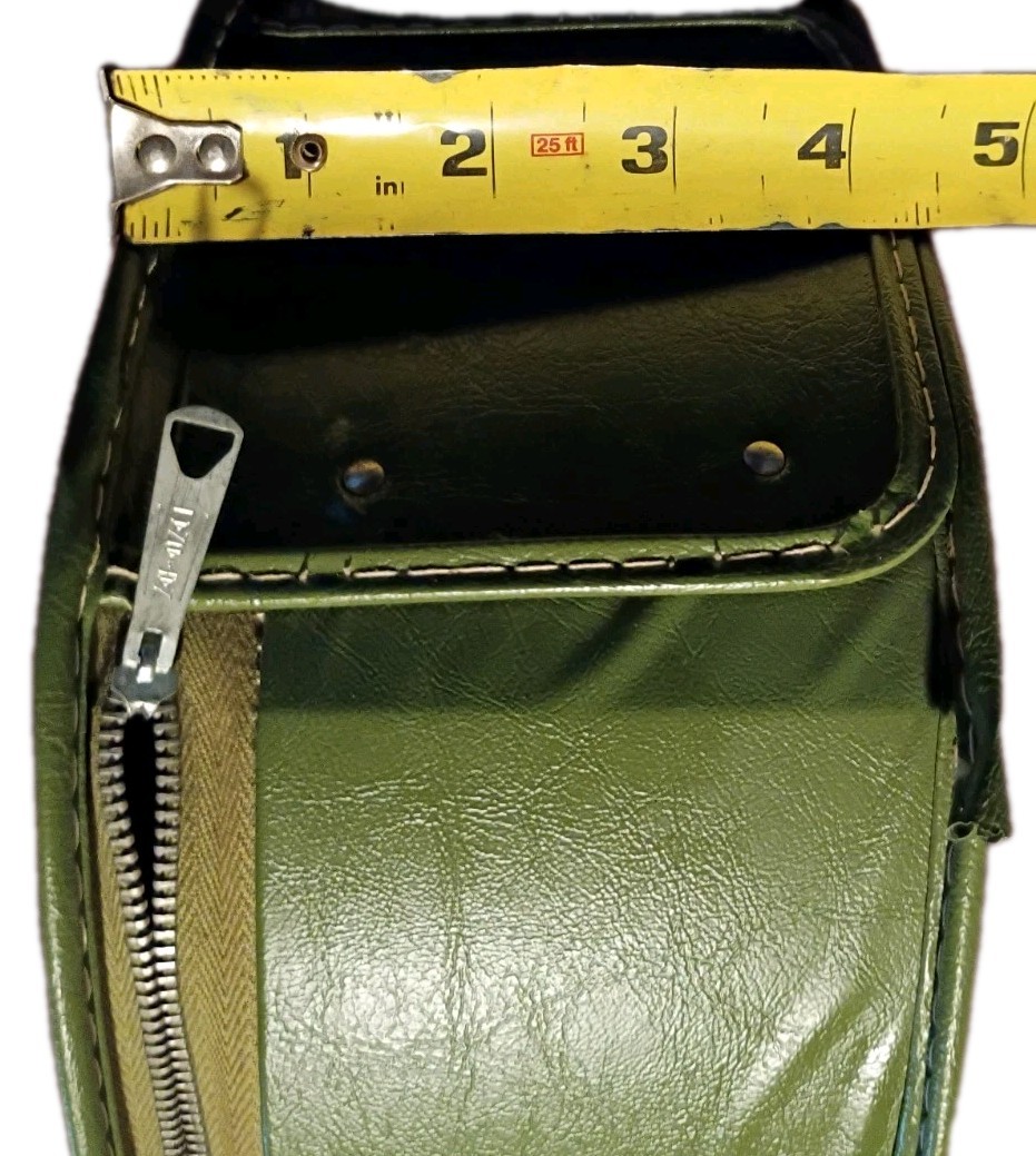 Vintage MCM Luggage Avocado Green Hard Shell Suitcase 4-pc Set RARE! 70’s
