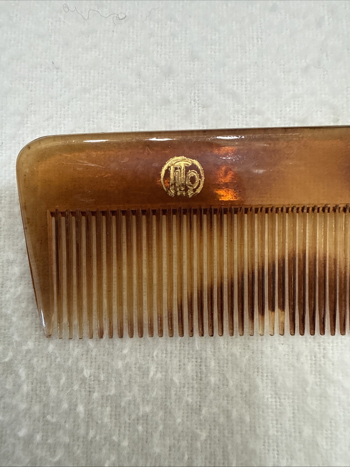 VTG Personal Travel Toiletries Case MCM Look Comb Soap Toothbrush Mirror READ