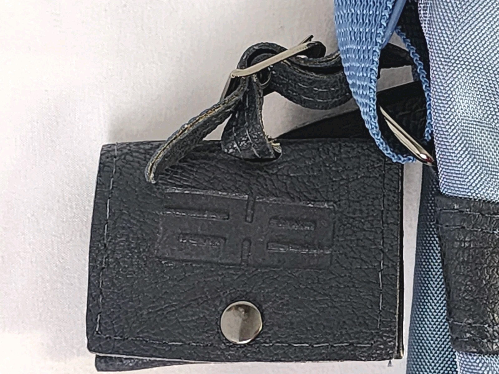 VTG Amelia Earhart AEL Laptop Bag Blue Nylon Briefcase Travel Carry On EUC