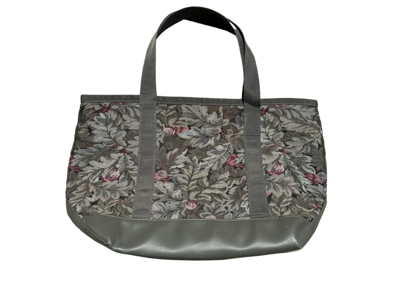 American Tourister Vintage 80’s Floral Tapestry Carpet Bag Travel Carry-On Tote