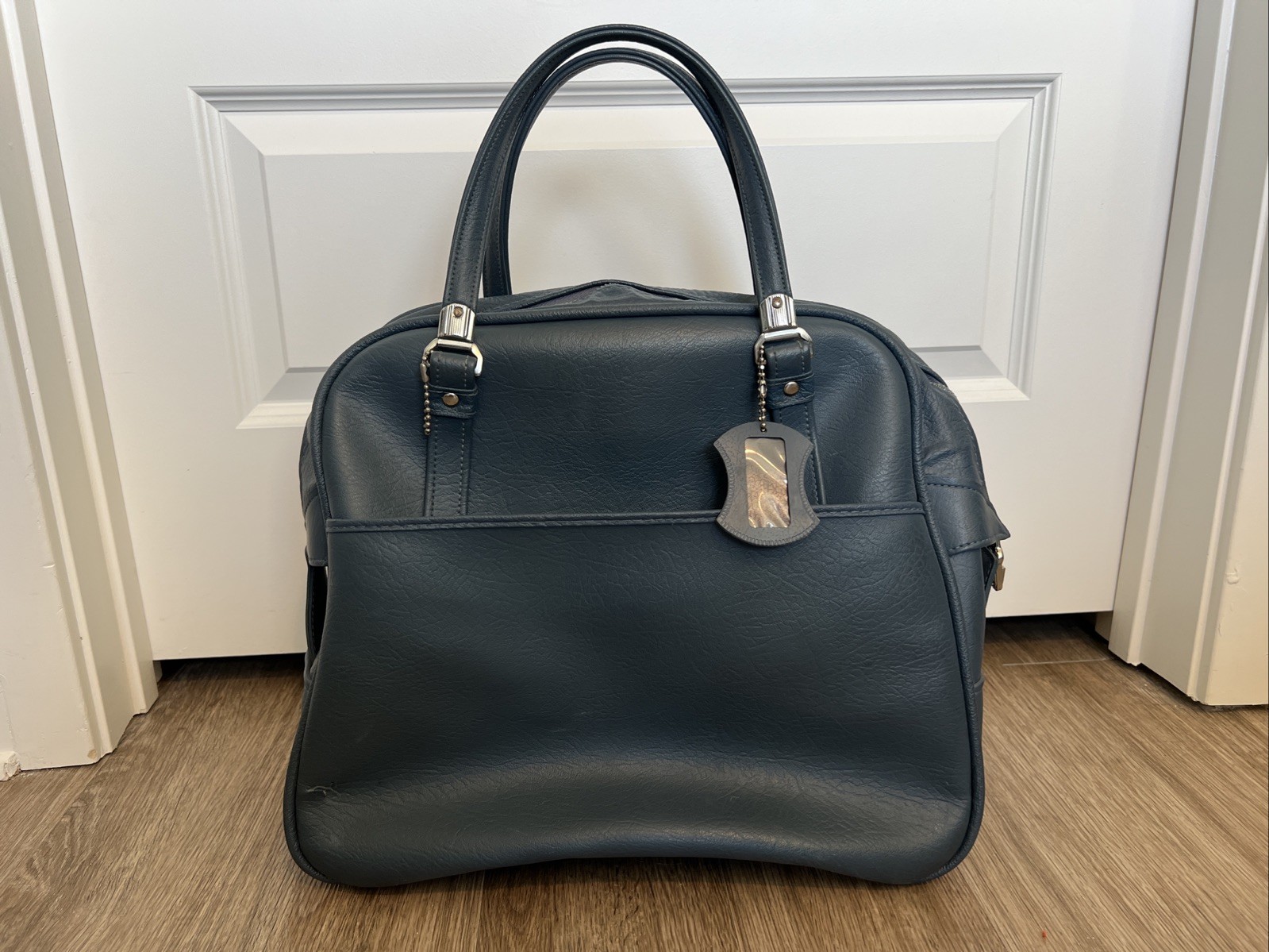 Vintage Blue American Tourister Escort Travel Carry-on Bag Retro Overnight Bag