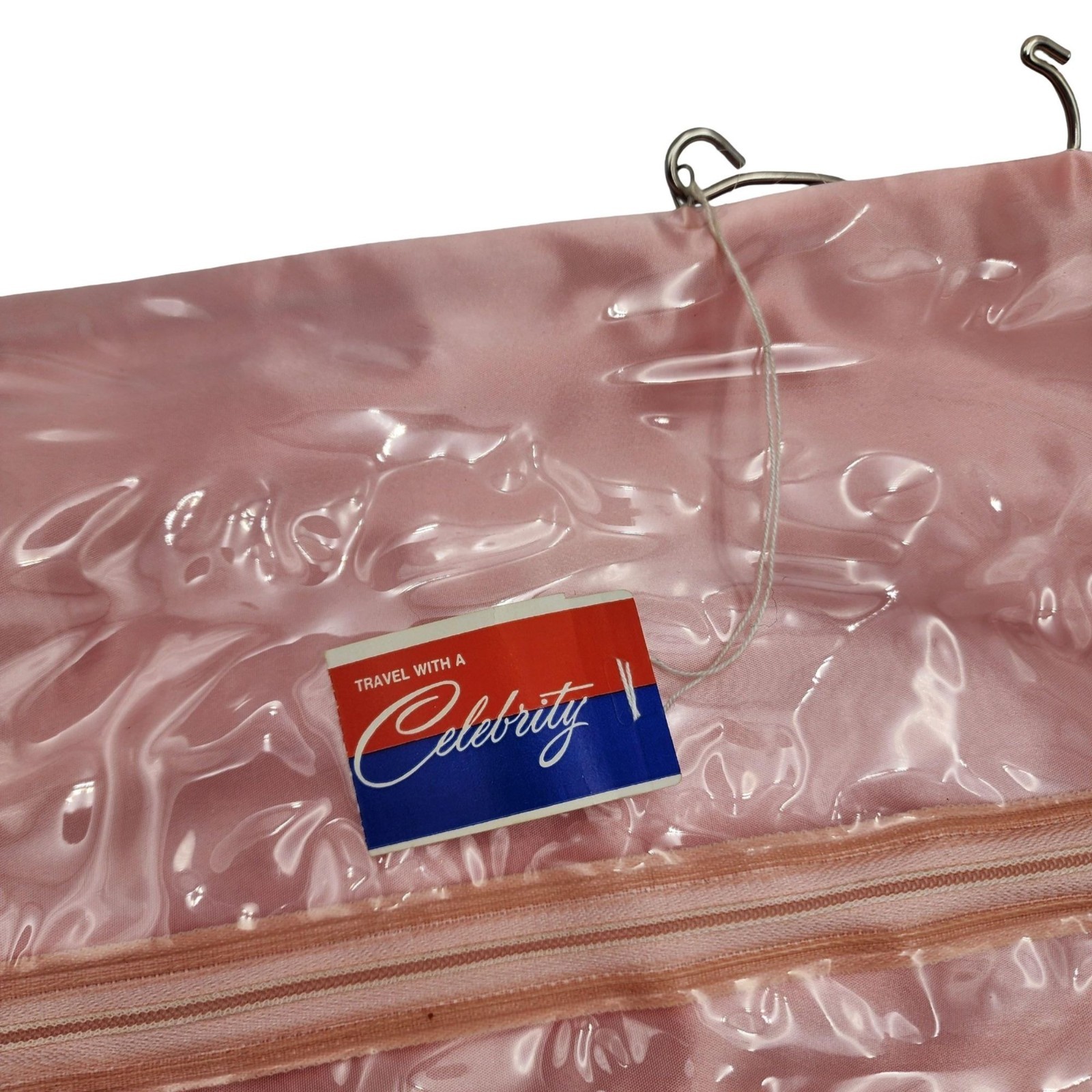 VTG Celebrity Inc Psychedelic Paisley Patterned Satin Fold Out Travel Bag Case