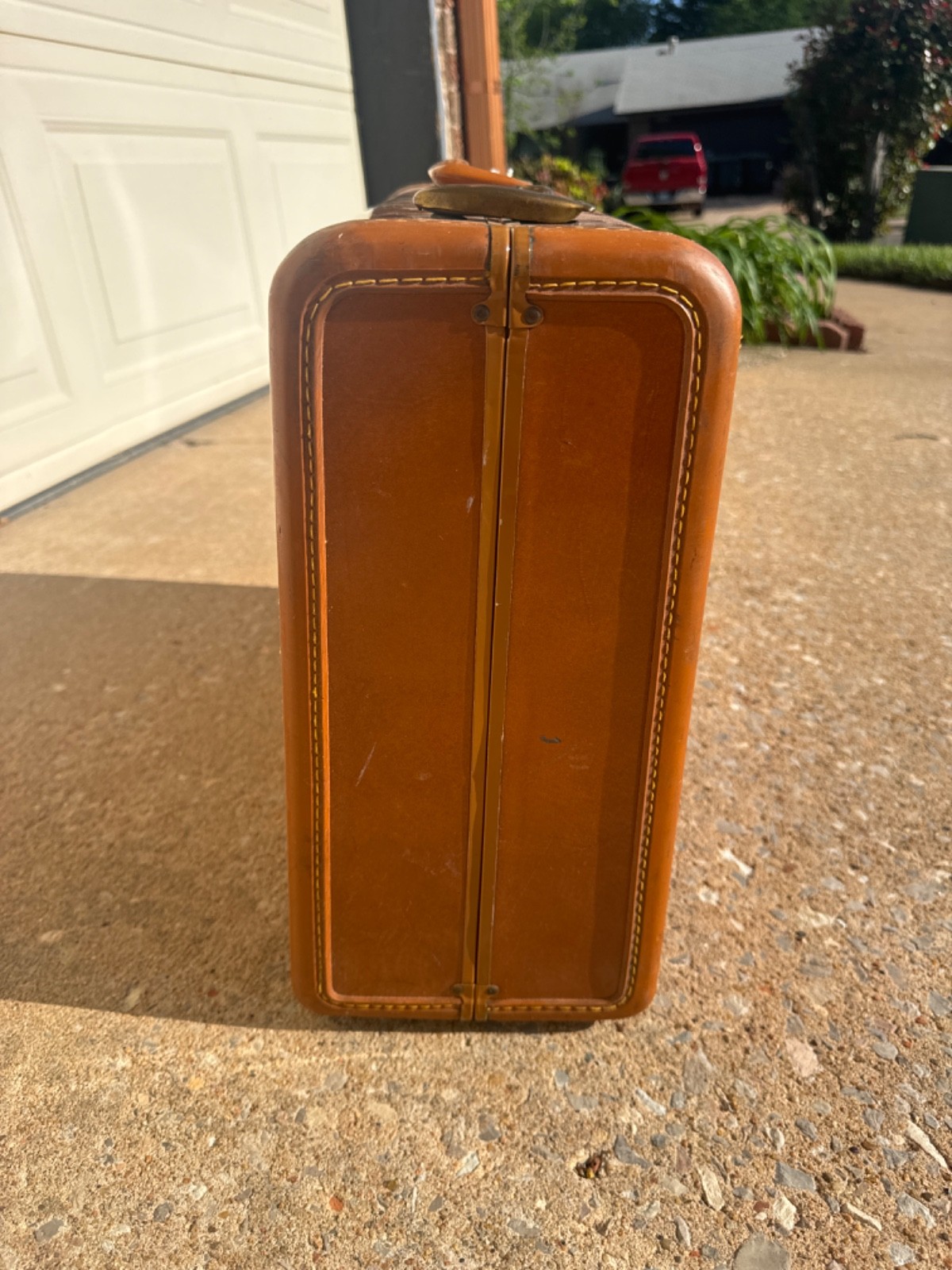 Samsonite Streamlite Style 4632 Suitcase Luggage Vintage 1940s 1950s **No Key
