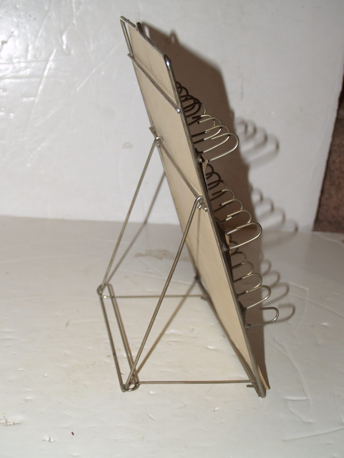 Rare Amelia Earhart Starflite Luggage Peel Self Stick Silver Initials w Display