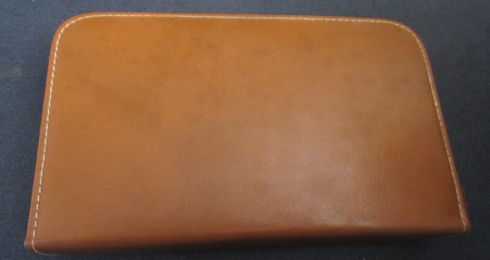 Vintage Men’s Travel Grooming Set in Brown Leather Case 10″ x 6″ x 2″