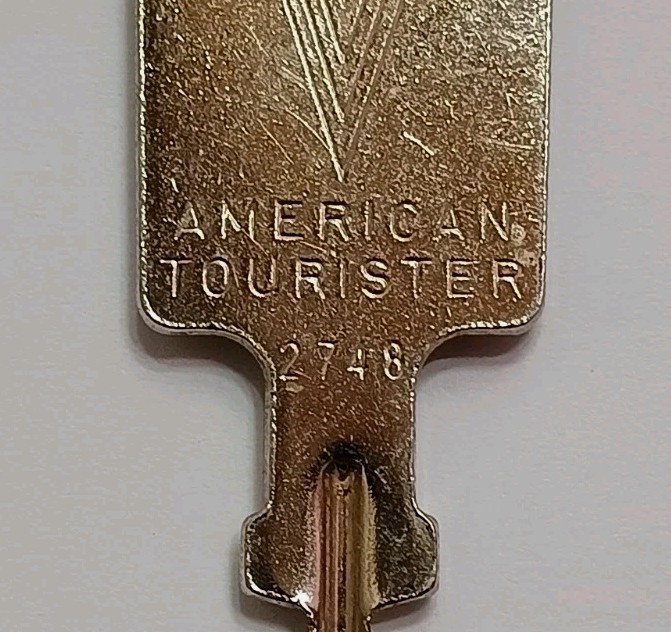 Vintage American Tourister Luggage Key Presto 2748 “V” Key