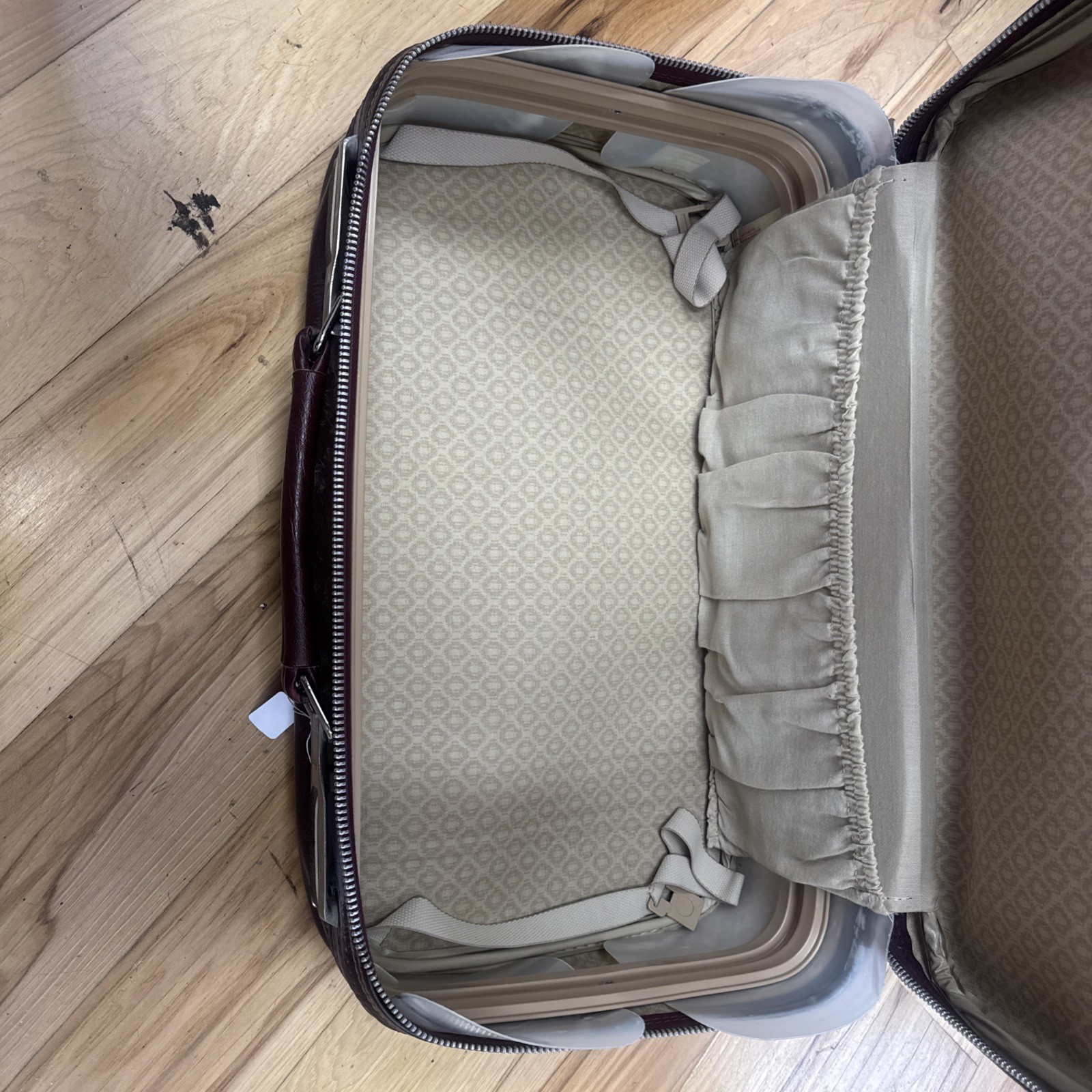 Vintage Samsonite Sonora II Carry On Luggage Suitcase21″x13″x8″ Burgundy Leather
