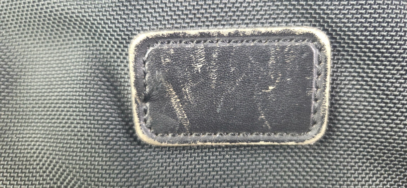 Vintage TUMI – Genuine Leather- Nylon Duffle Travel Carry On Bag -Black