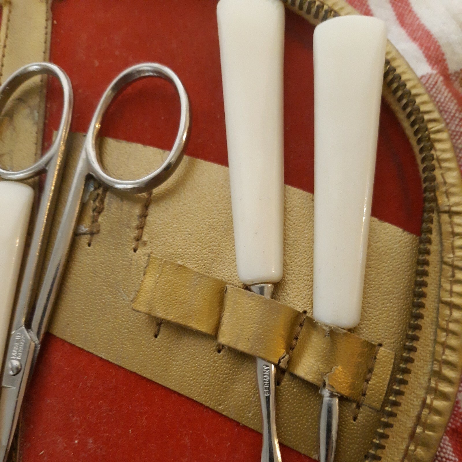 Vintage Travel Carrier Case with Tools Made in Germany AS FOUND CONDITION